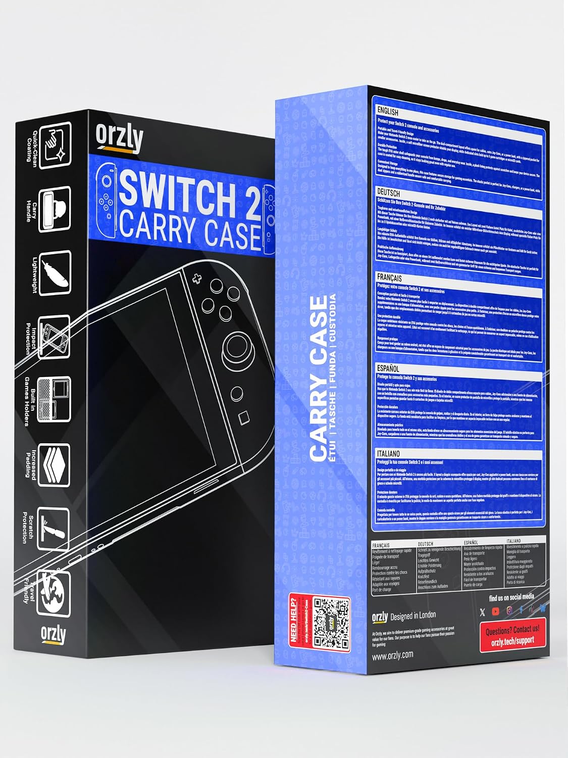 FUNDA ORZLY PARA NINTENDO SWITCH 2 7.9 PULGADAS CON PROTECCIÓN Y ALMACENAMIENTO - 3