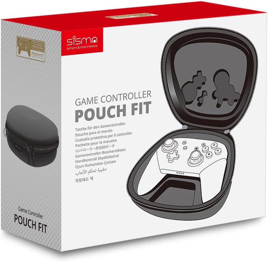 FUNDA PROTECTORA SISMA PARA NINTENDO SWITCH 2 PRO CONTROLLER ROJA - 2