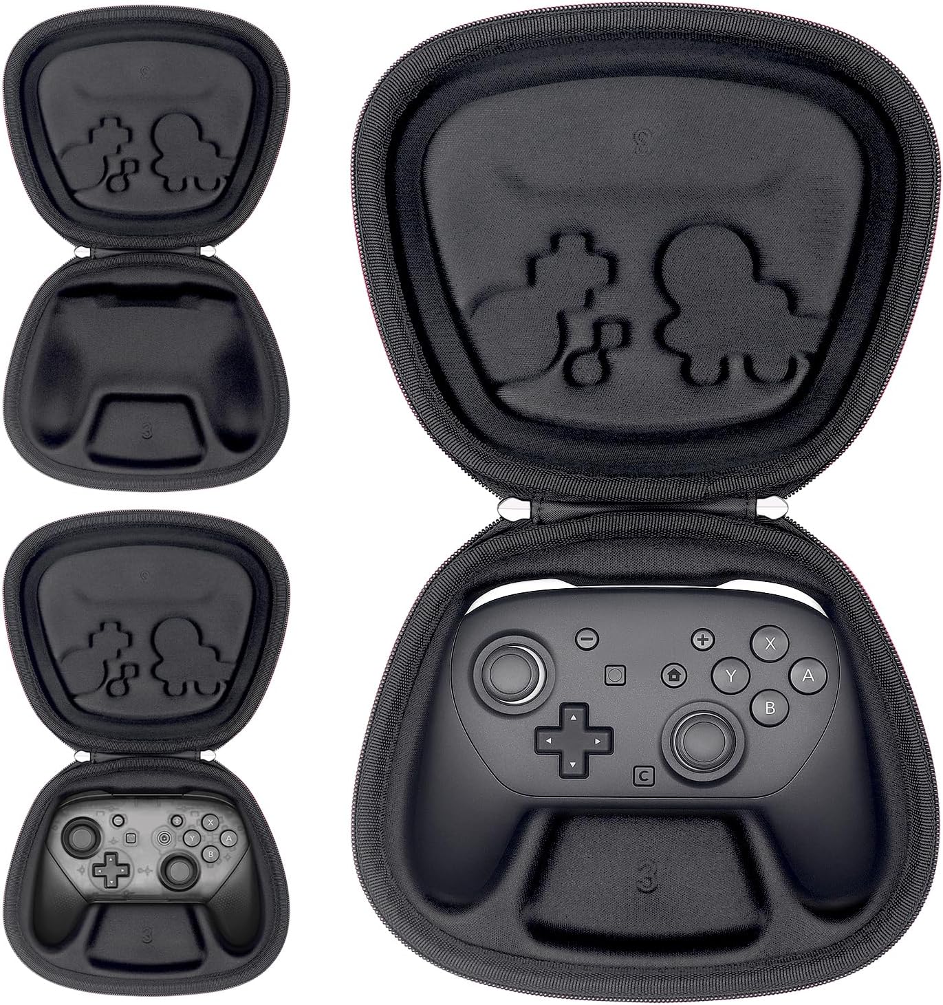 FUNDA PROTECTORA SISMA PARA NINTENDO SWITCH 2 PRO CONTROLLER ROJA - 3