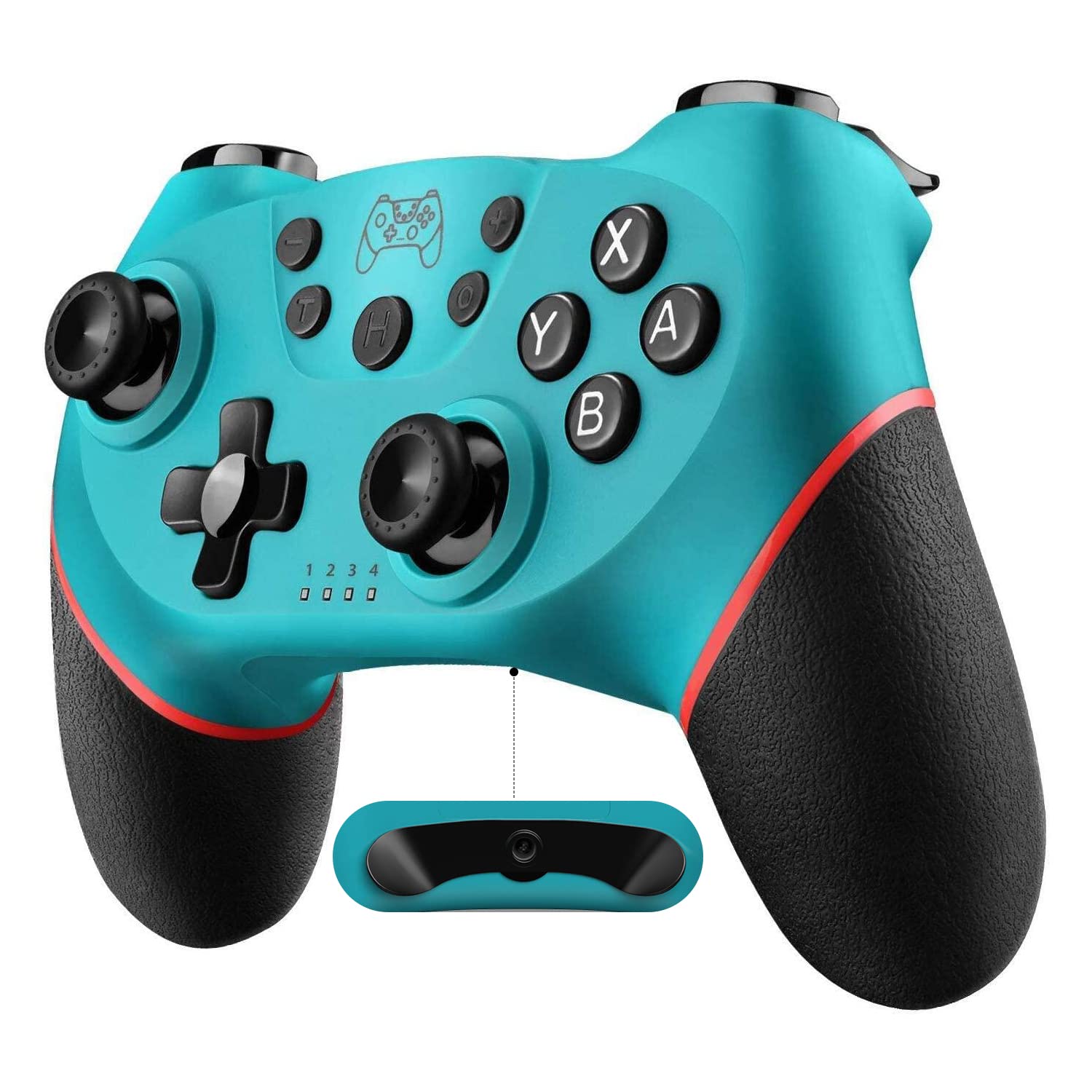 CONTROL INALÁMBRICO DISWOE PARA SWITCH PRO CON FUNCIÓN PROGRAMABLE Y VIBRACIÓN AJUSTABLE - 1