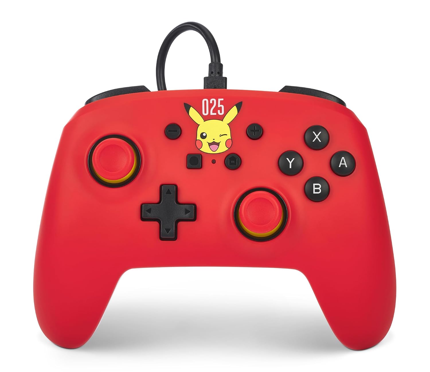MANDO POWERA NINTENDO SWITCH WIRED CONTROLLER LAUGHING PIKACHU - 1
