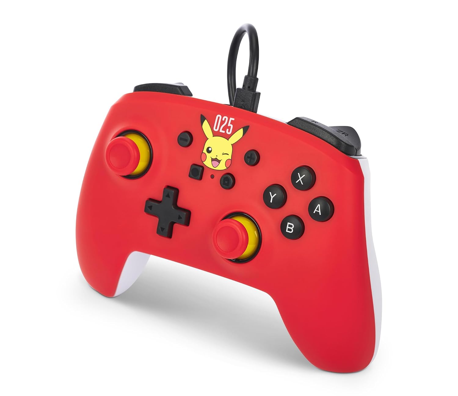 MANDO POWERA NINTENDO SWITCH WIRED CONTROLLER LAUGHING PIKACHU - 5