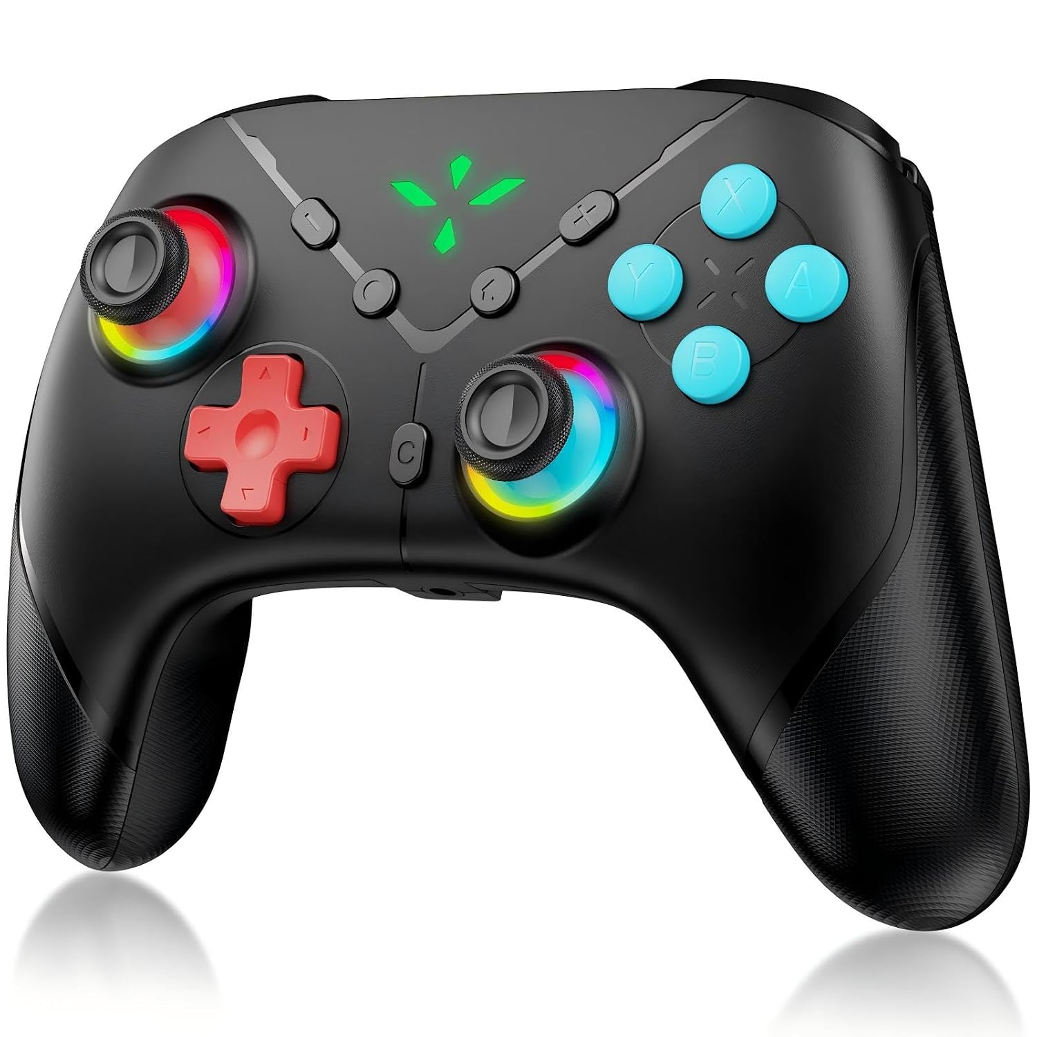 MANDO INALÁMBRICO YOMMOR SWITCH 2 PRO PARA SWITCH 2/SWITCH/LITE/PC NEGRO - 1