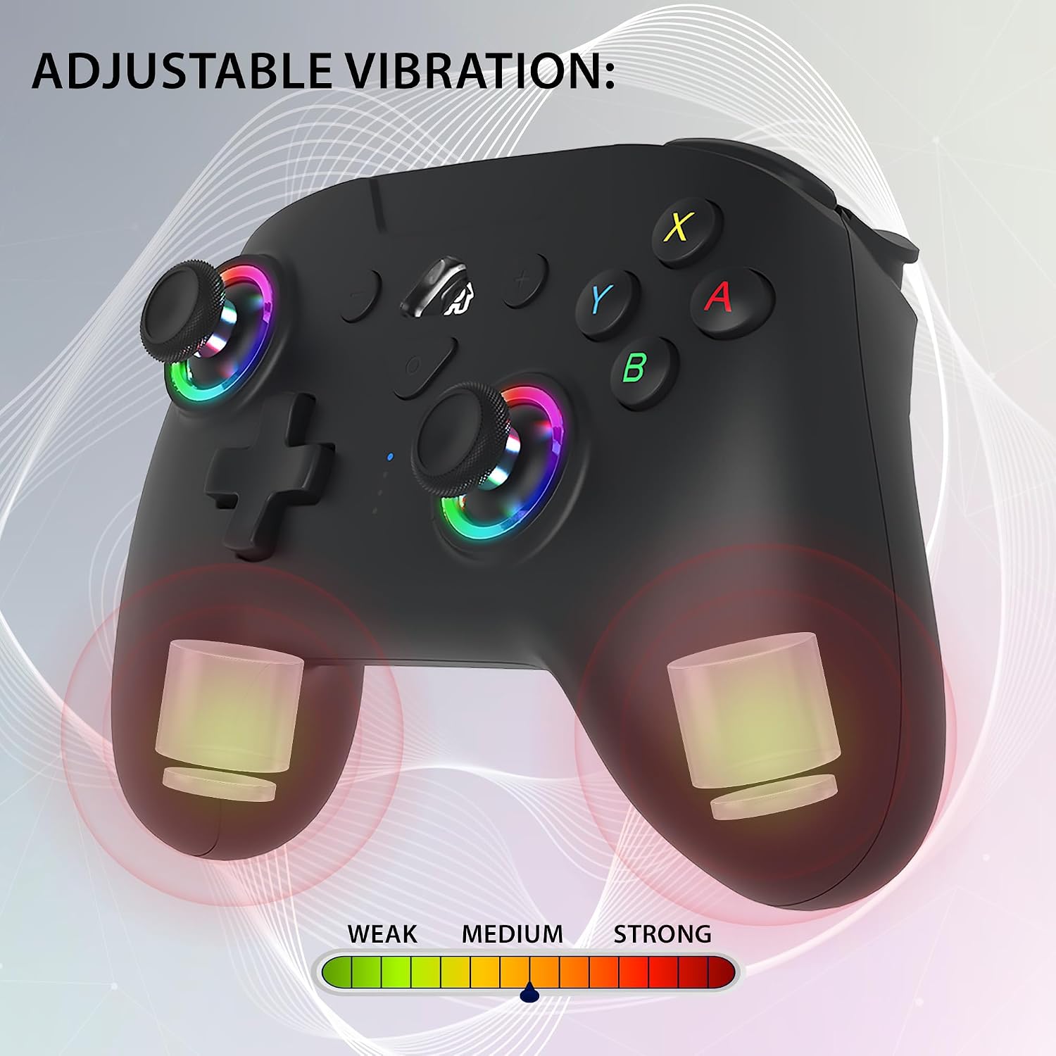 MANDO INALÁMBRICO SUBSONIC SWITCH Y SWITCH 2 LED PRO NEGRO - 4