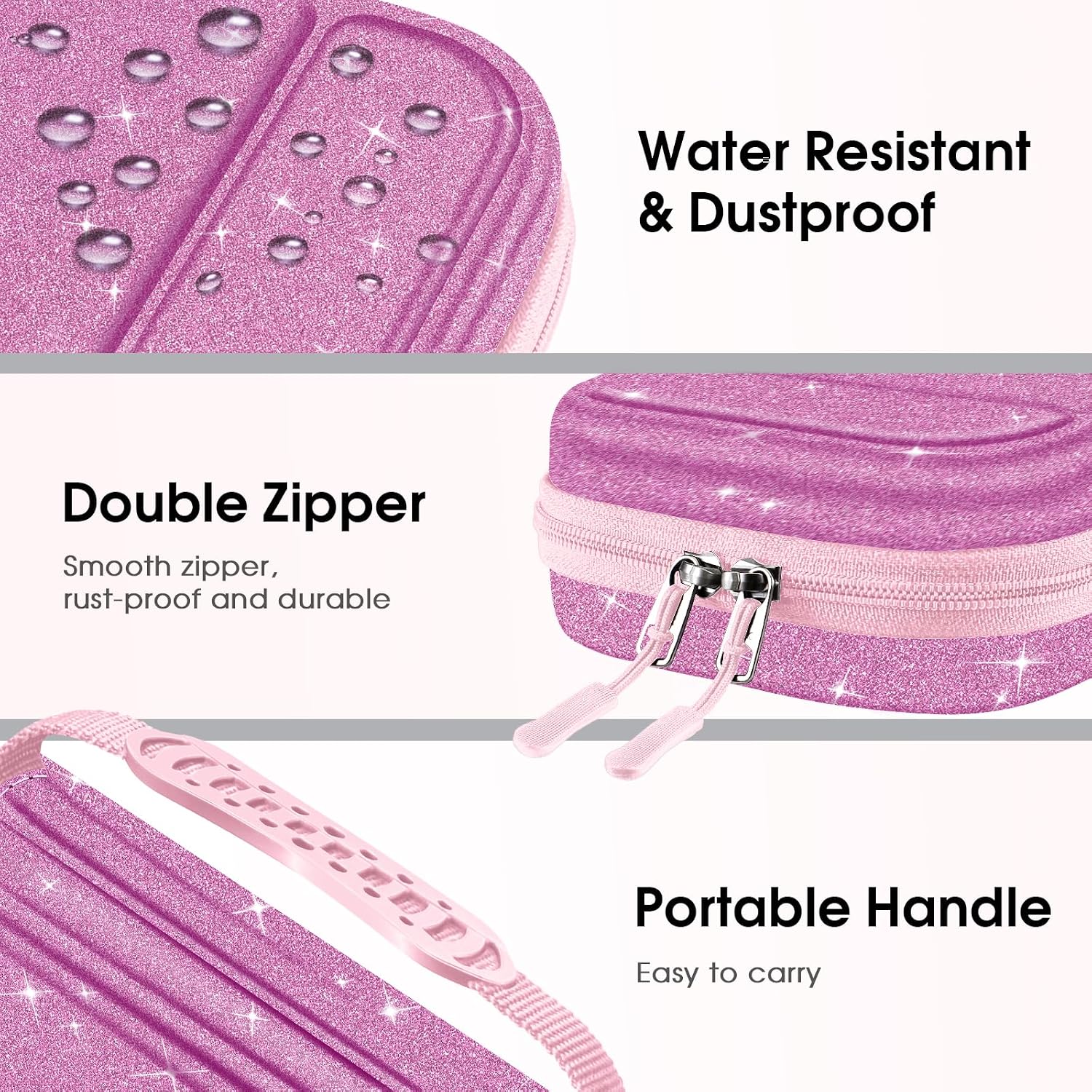 ESTUCHE RÍGIDO FINTIE PARA NINTENDO SWITCH 2 (2025) MORADO BRILLANTE - 3