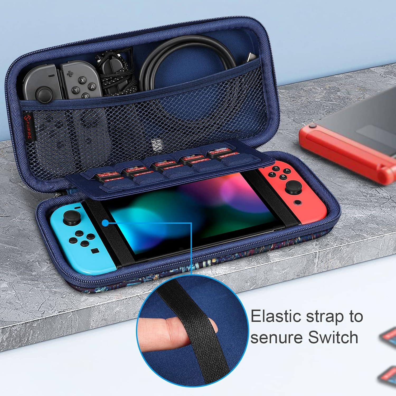 ESTUCHE FINTIE PARA NINTENDO SWITCH Y SWITCH OLED MODELO 2021 - 4