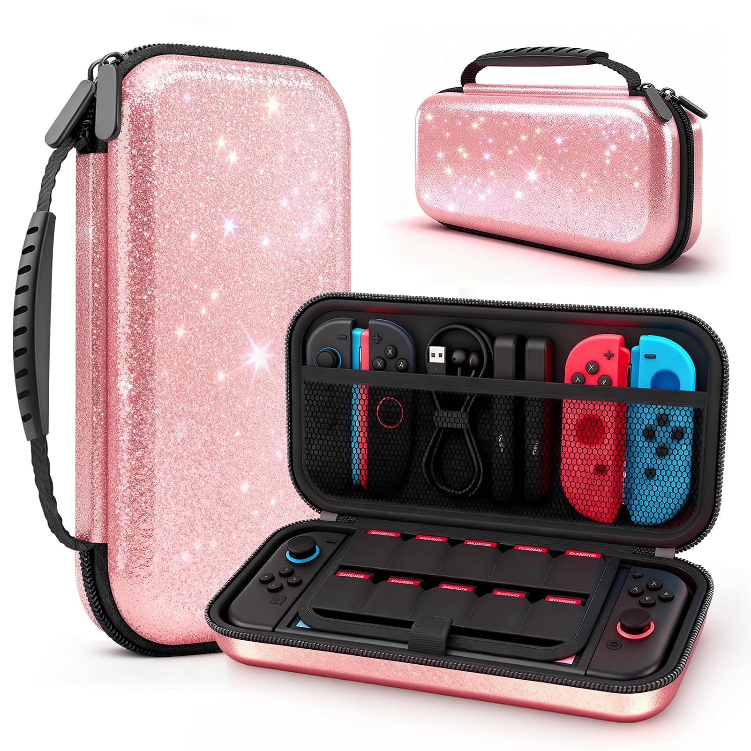 ESTUCHE PARA NINTENDO SWITCH 2 HOMICOZY ROSA - 1
