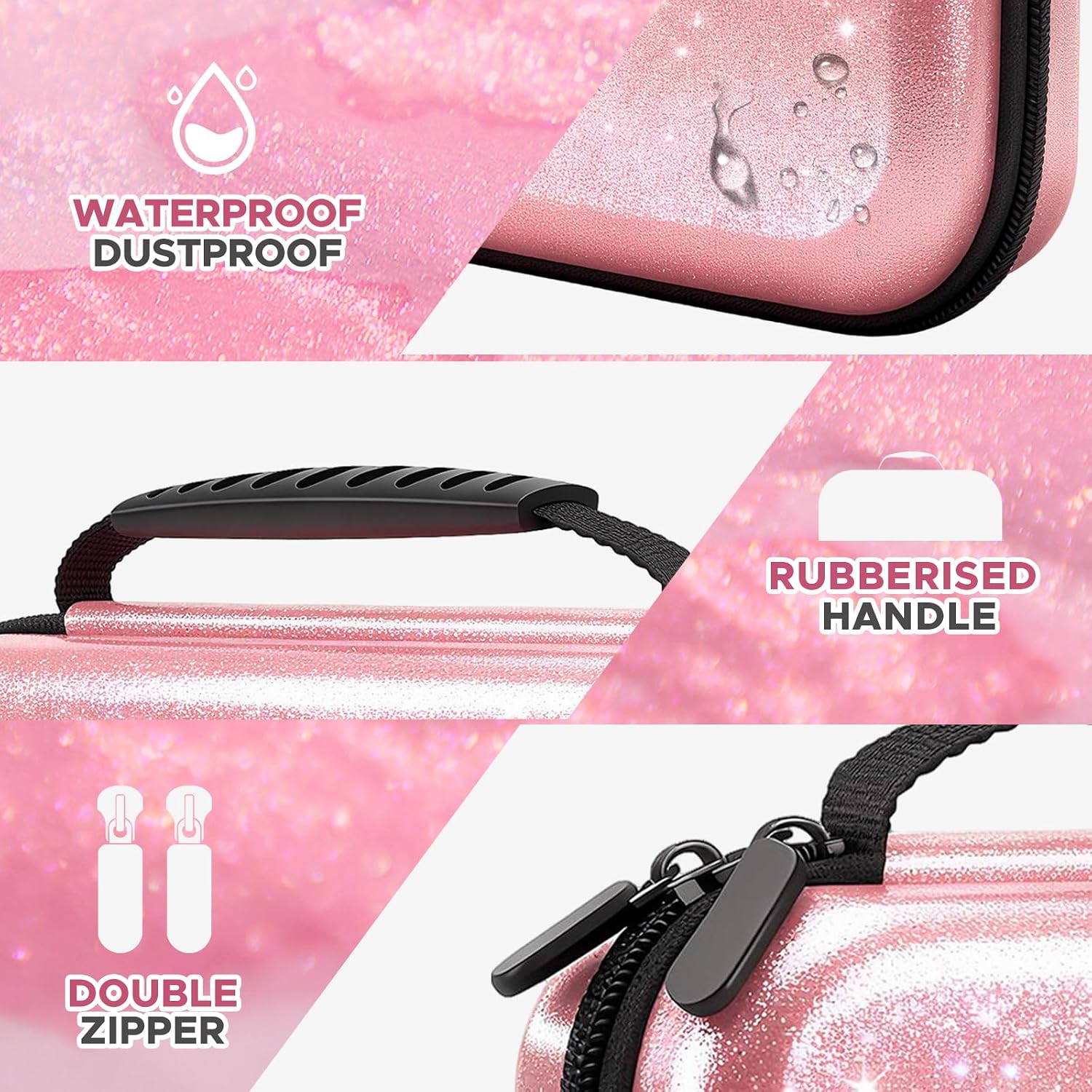 ESTUCHE PARA NINTENDO SWITCH 2 HOMICOZY ROSA - 5