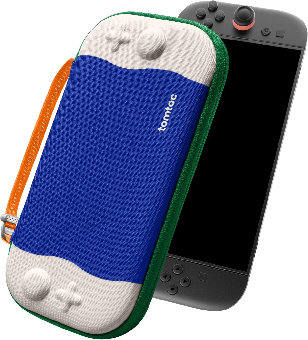 FUNDA TOMTOC SLIM PARA NINTENDO SWITCH 2 AZUL ONDA - 1