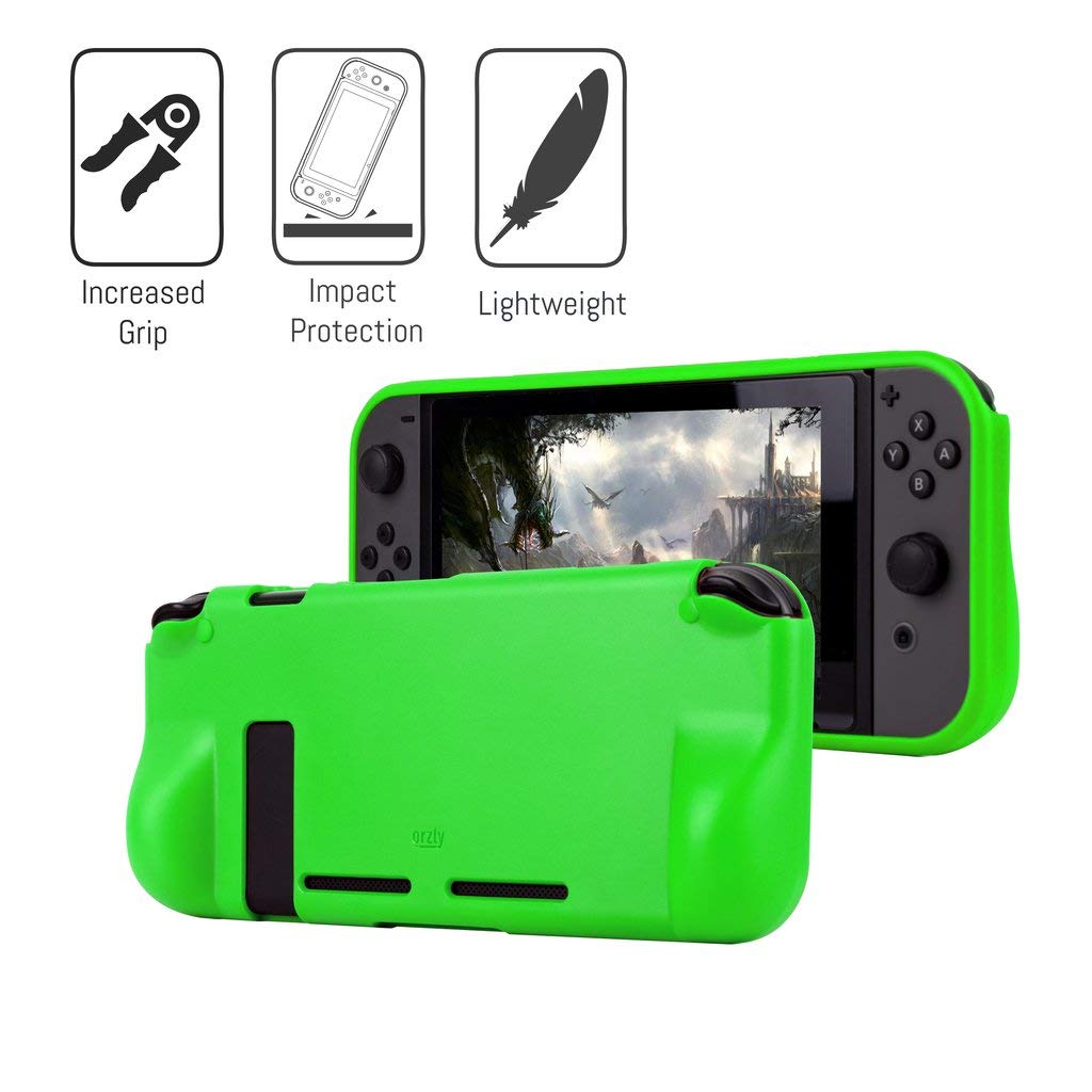 SET DE ACCESORIOS ORZLY ESSENTIAL PARA NINTENDO SWITCH 1 Y OLED VERDE - 4