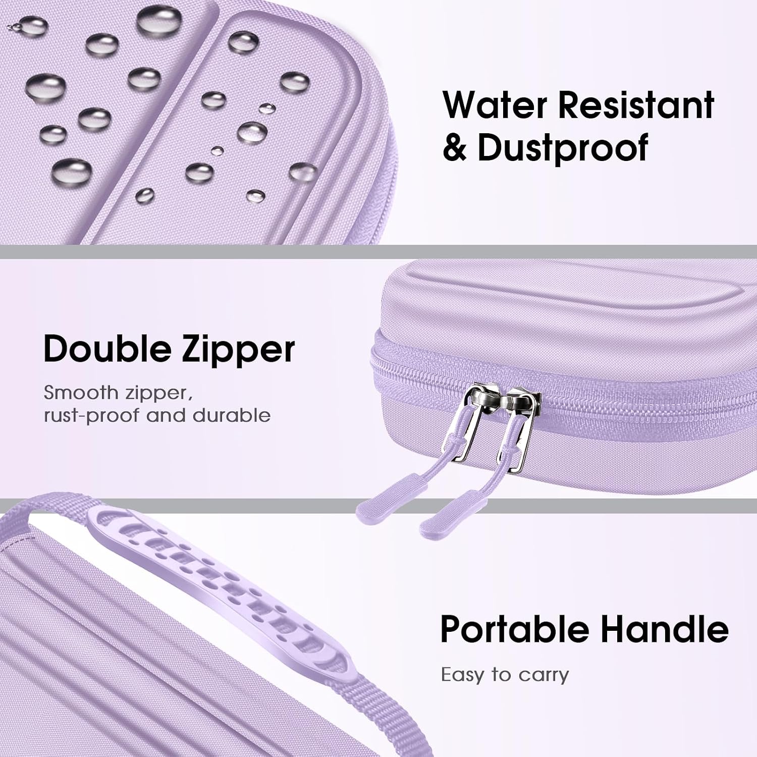 ESTUCHE RÍGIDO FINTIE PARA NINTENDO SWITCH 2 (2025) LILA - 3