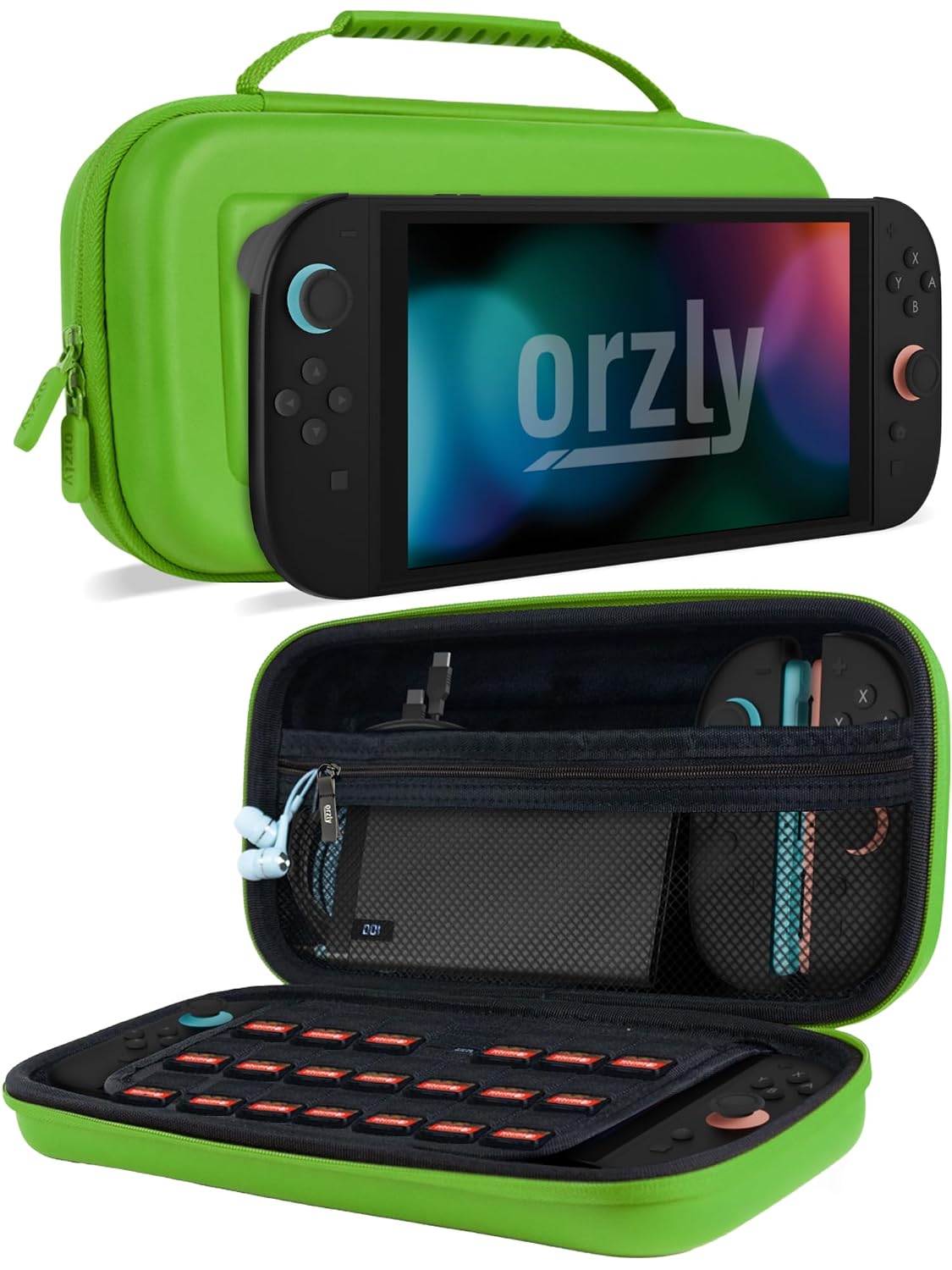 FUNDA ORZLY PARA NINTENDO SWITCH 2 CON PROTECCIÓN Y ALMACENAMIENTO - 1