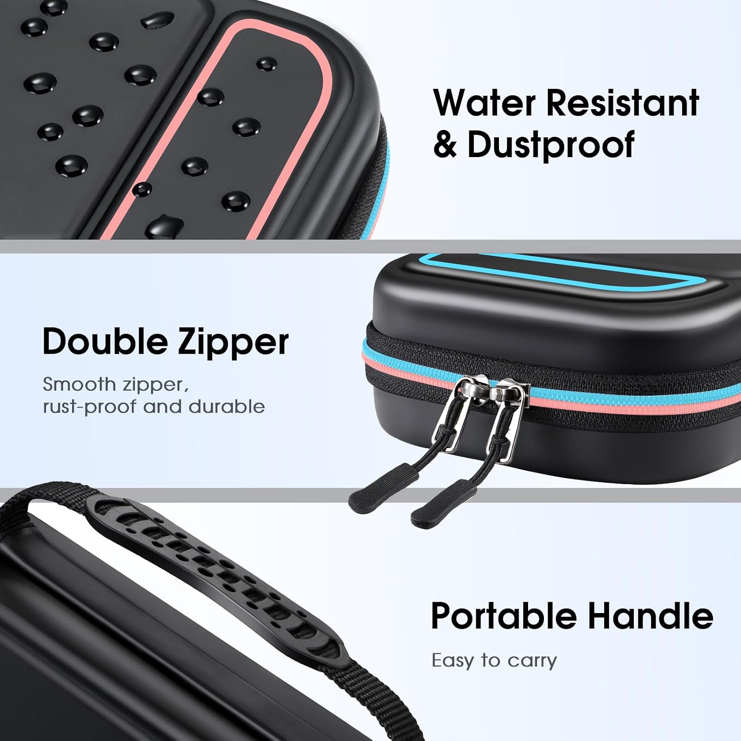 ESTUCHE PROTECTOR FINTIE PARA NINTENDO SWITCH 2 (2025) COLOR OSCURO - 3