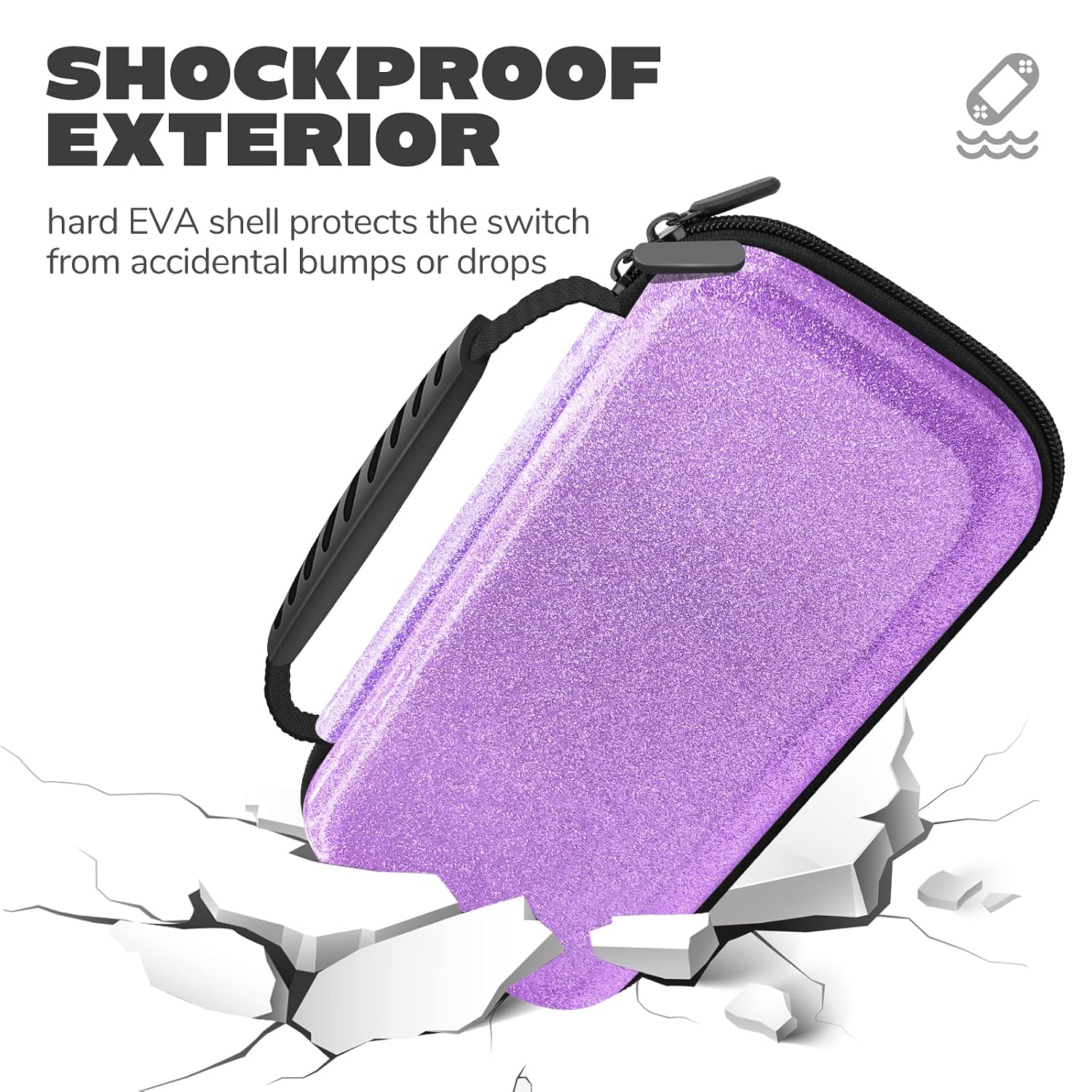 ESTUCHE HOMICOZY MORADO PARA NINTENDO SWITCH Y SWITCH OLED - 3