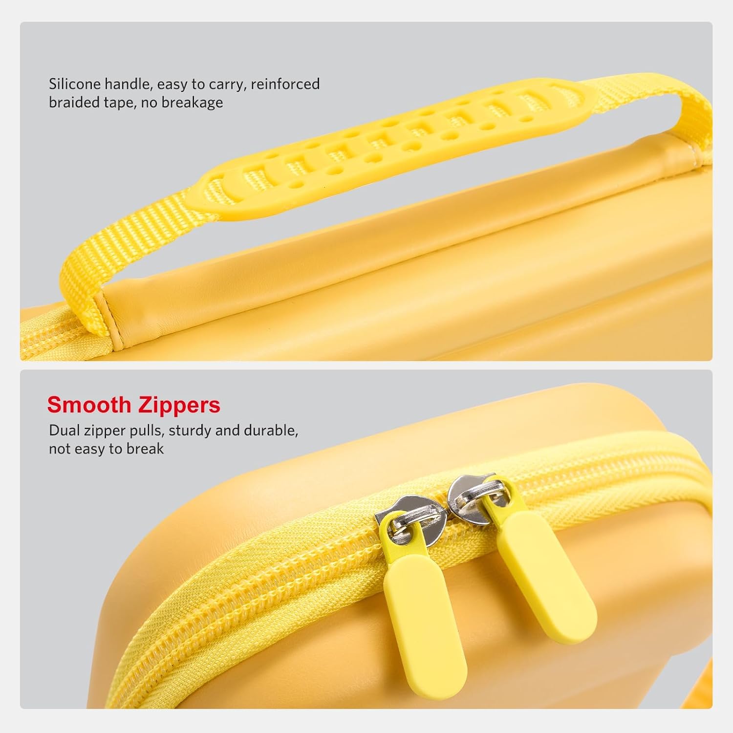 ESTUCHE PARA NINTENDO SWITCH 2 COBAK GRAN CAPACIDAD AMARILLO - 5
