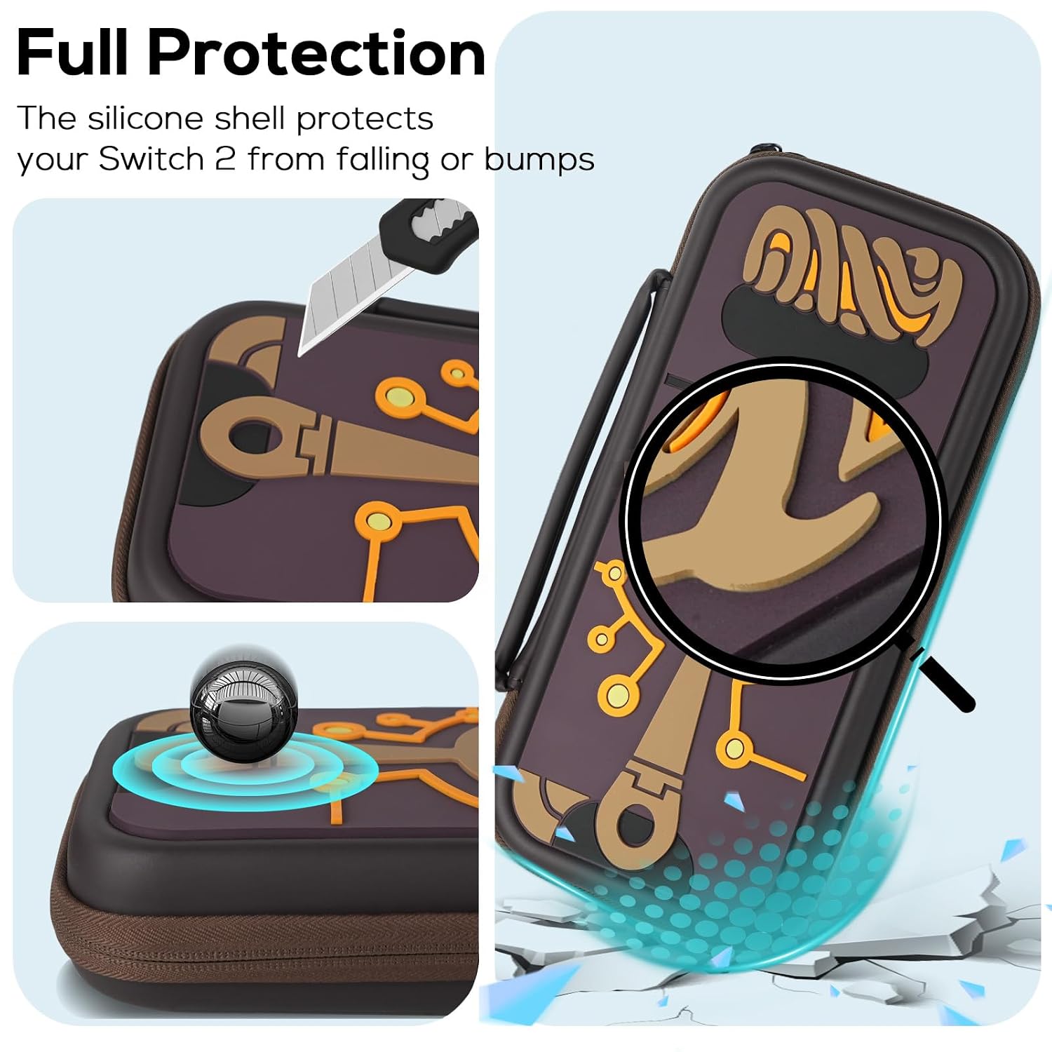 ESTUCHE PARA SWITCH OLED MODELO 2021 TIKODIRECT NEGRO - 5