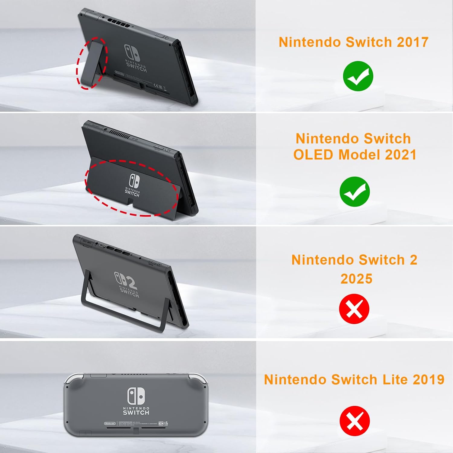 ESTUCHE FINTIE SLIM PARA NINTENDO SWITCH Y SWITCH OLED MODELO 2021 - 2
