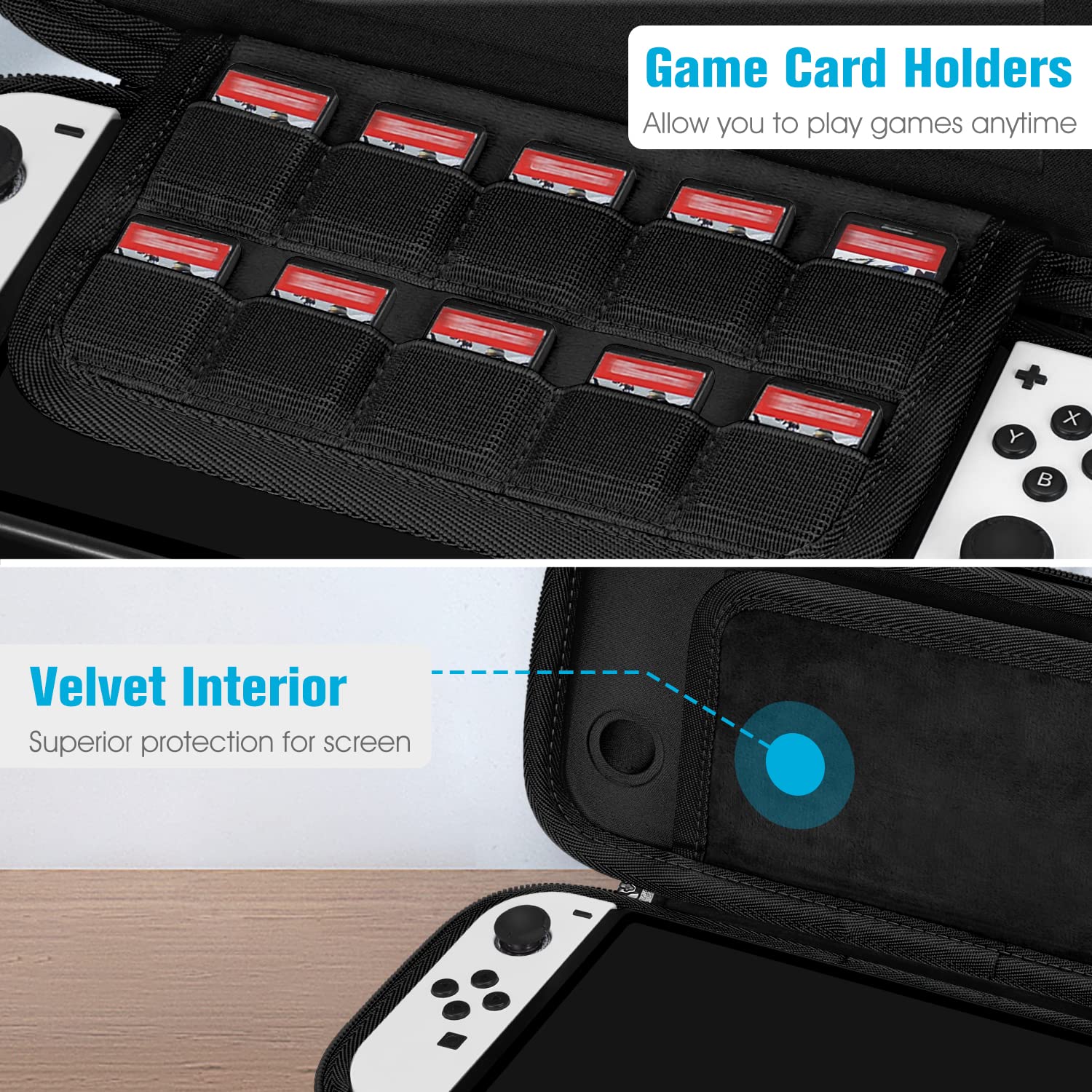 ESTUCHE FINTIE SLIM PARA NINTENDO SWITCH Y SWITCH OLED MODELO 2021 - 4