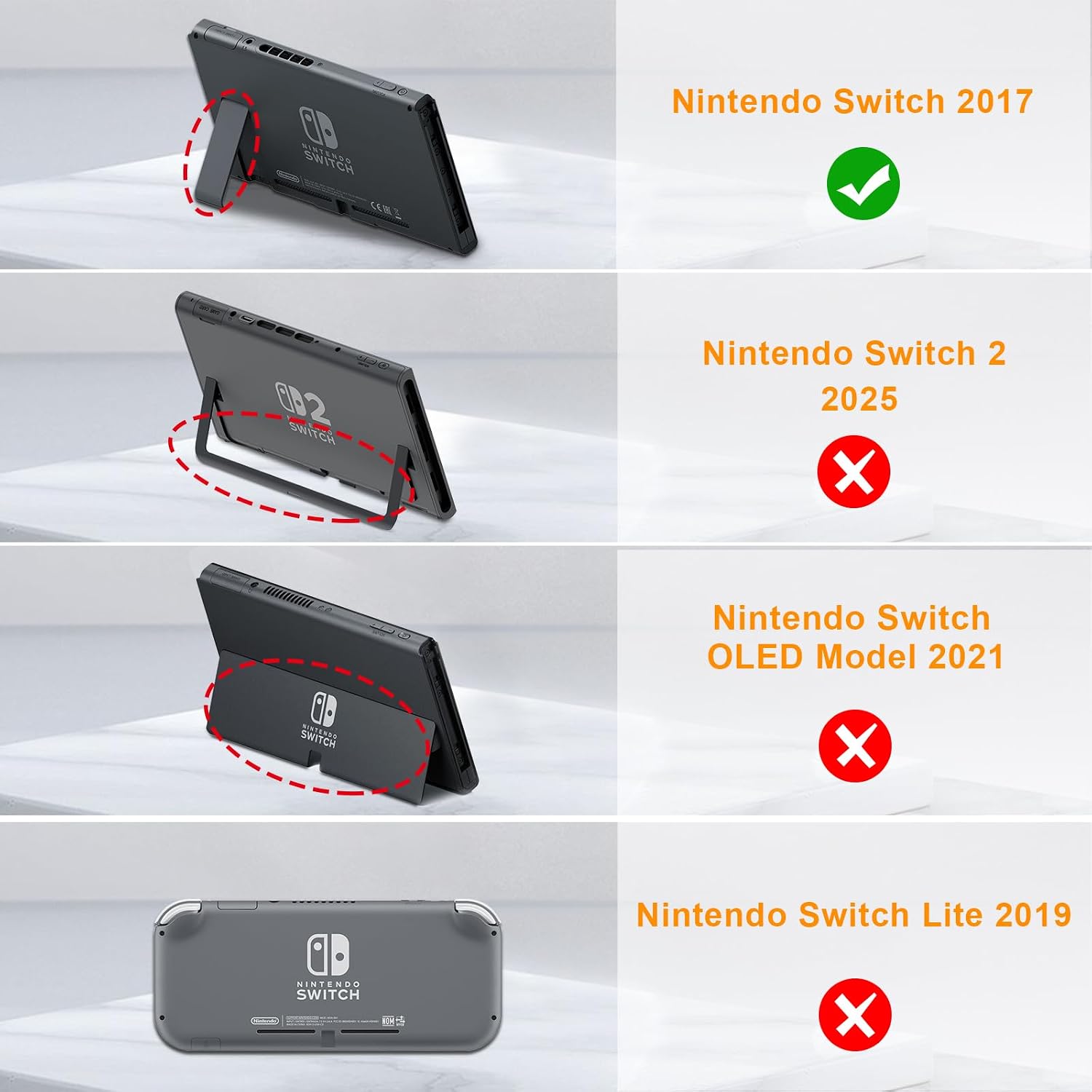 FUNDA ULTRALIGERA FINTIE COMPATIBLE CON NINTENDO SWITCH 2017 - 2