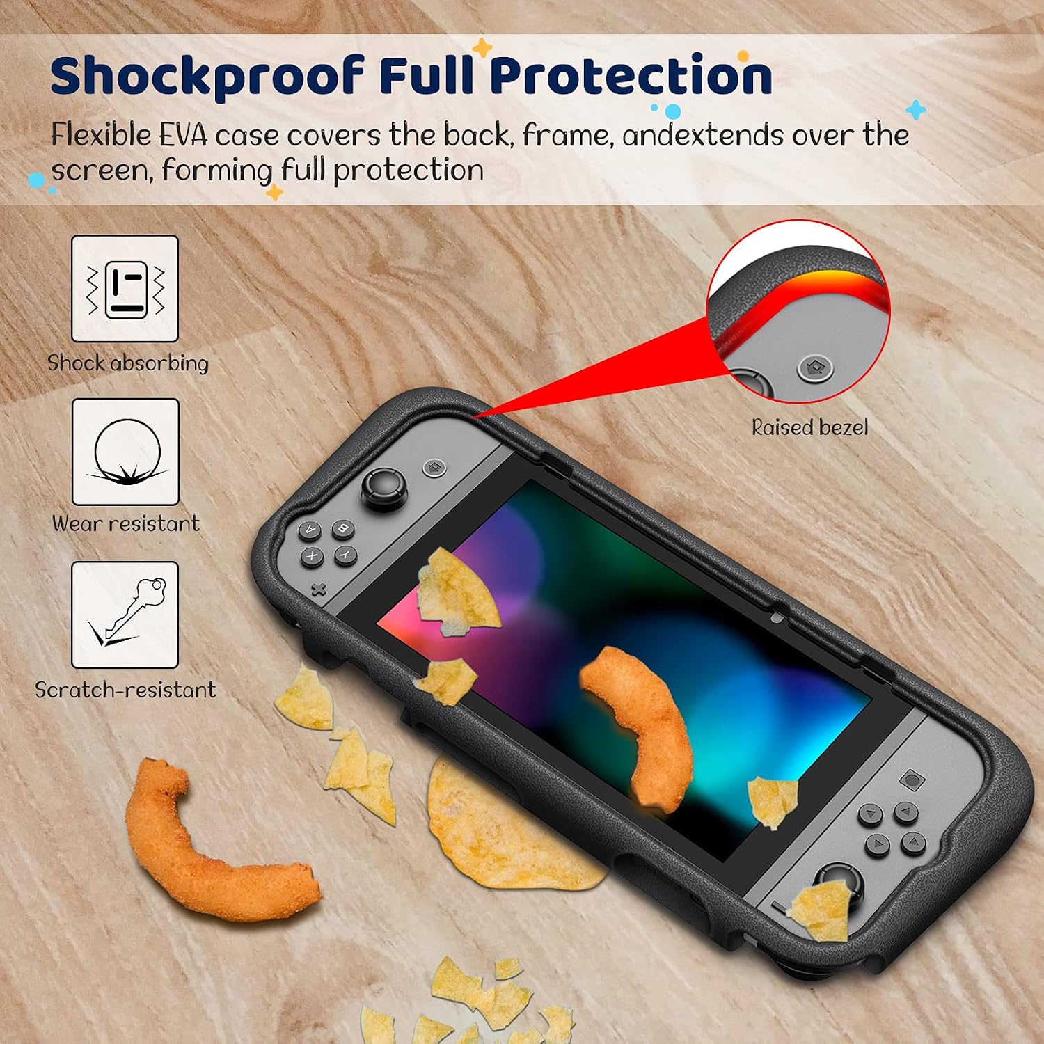 FUNDA ULTRALIGERA FINTIE COMPATIBLE CON NINTENDO SWITCH 2017 - 5