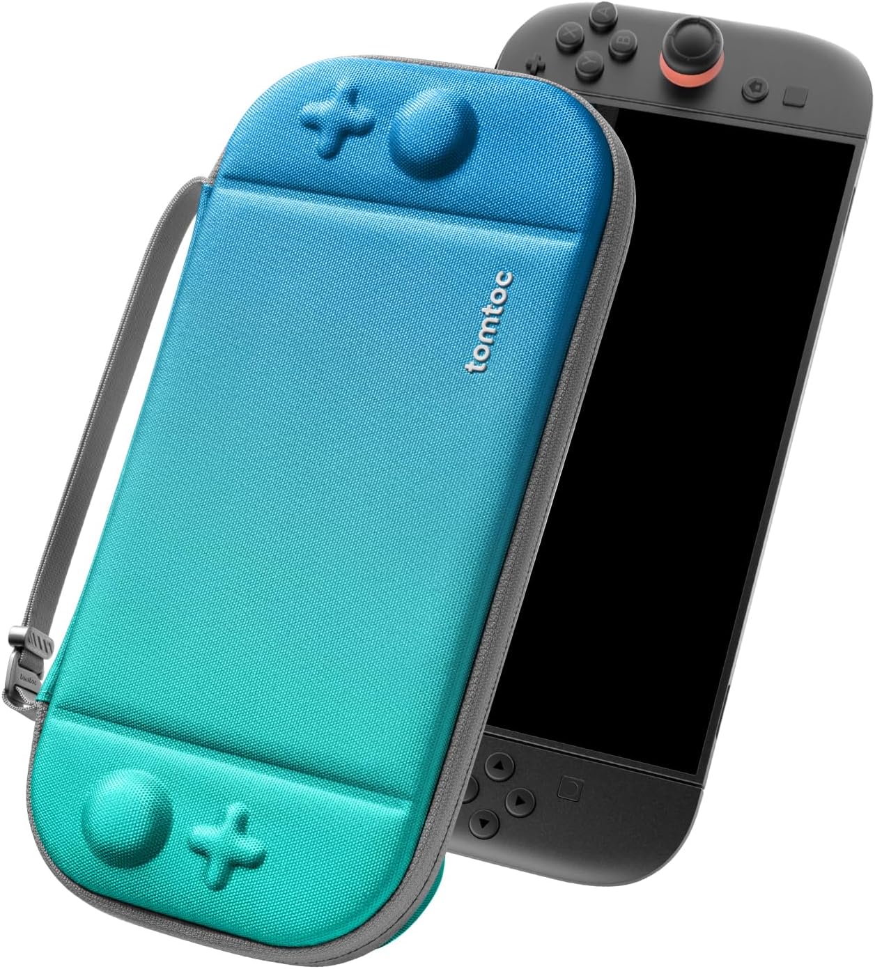 ESTUCHE PARA NINTENDO SWITCH 2 TOMTOC AZUL OCÉANO - 1