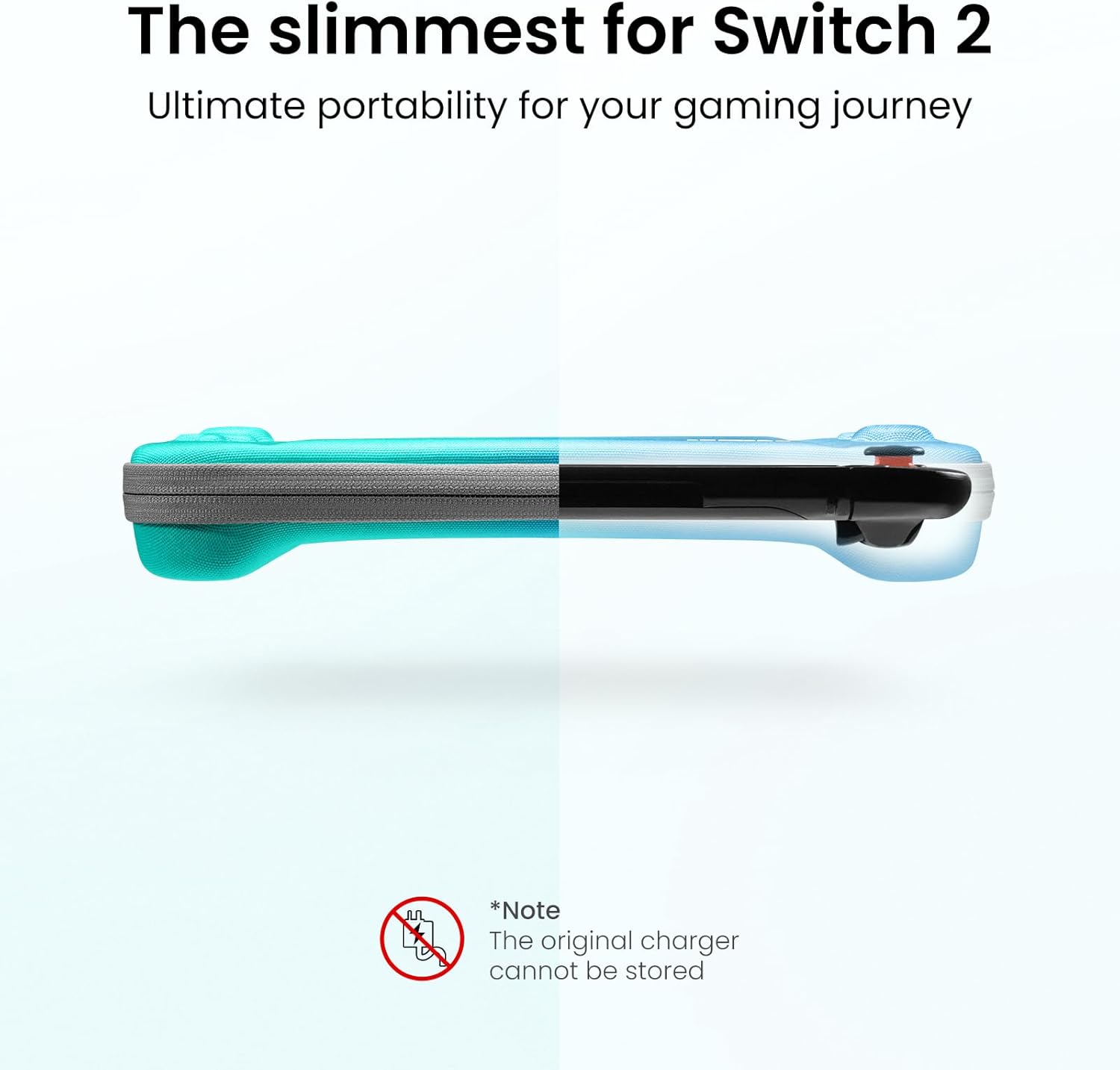 ESTUCHE PARA NINTENDO SWITCH 2 TOMTOC AZUL OCÉANO - 3