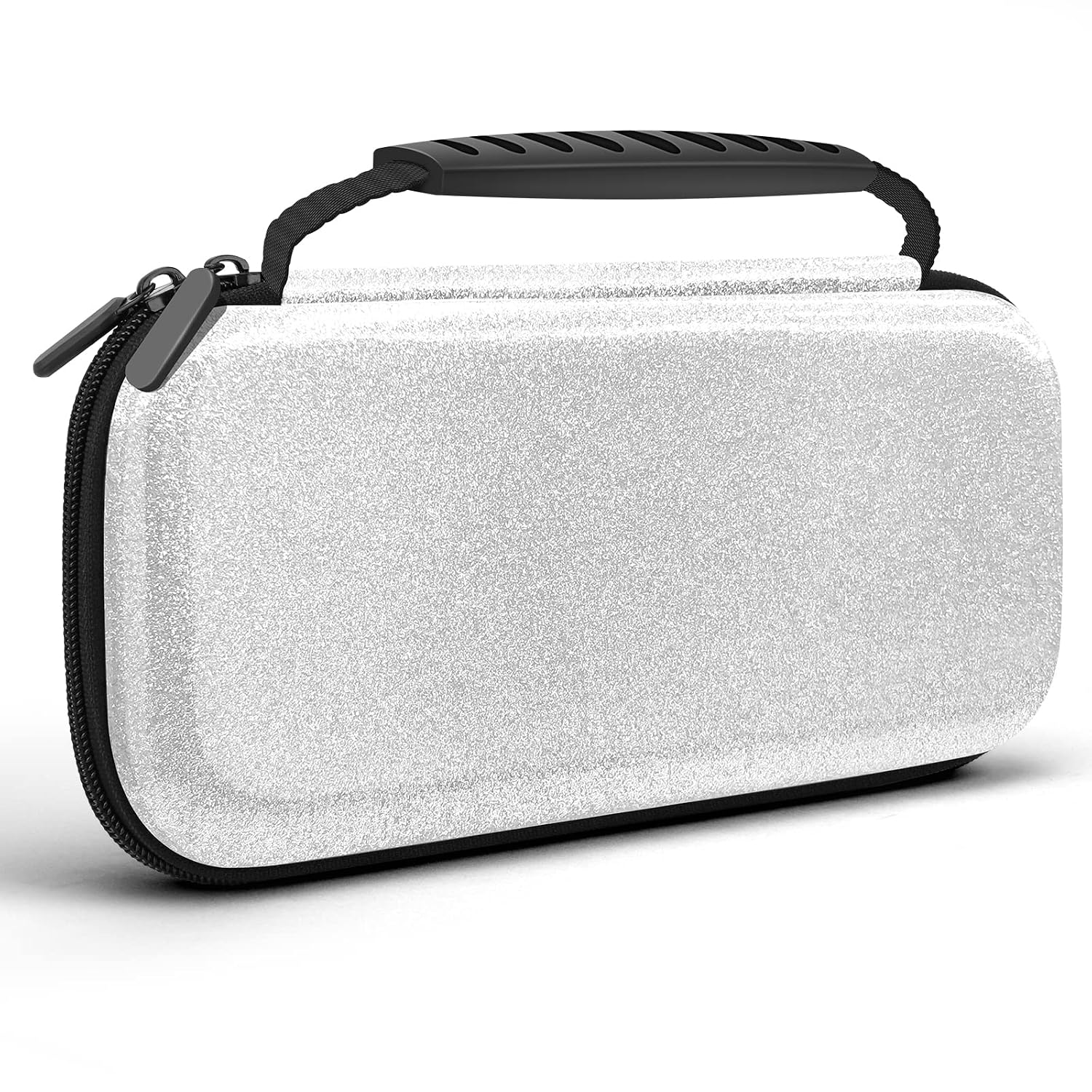 ESTUCHE PARA NINTENDO SWITCH HOMICOZY GLITTER PLATA - 1