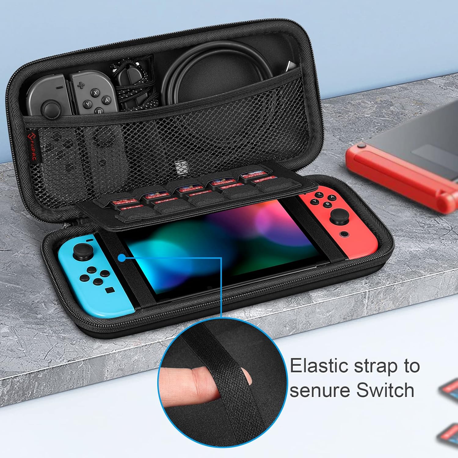 ESTUCHE FINTIE PARA NINTENDO SWITCH Y SWITCH OLED MODELO 2021 - 4