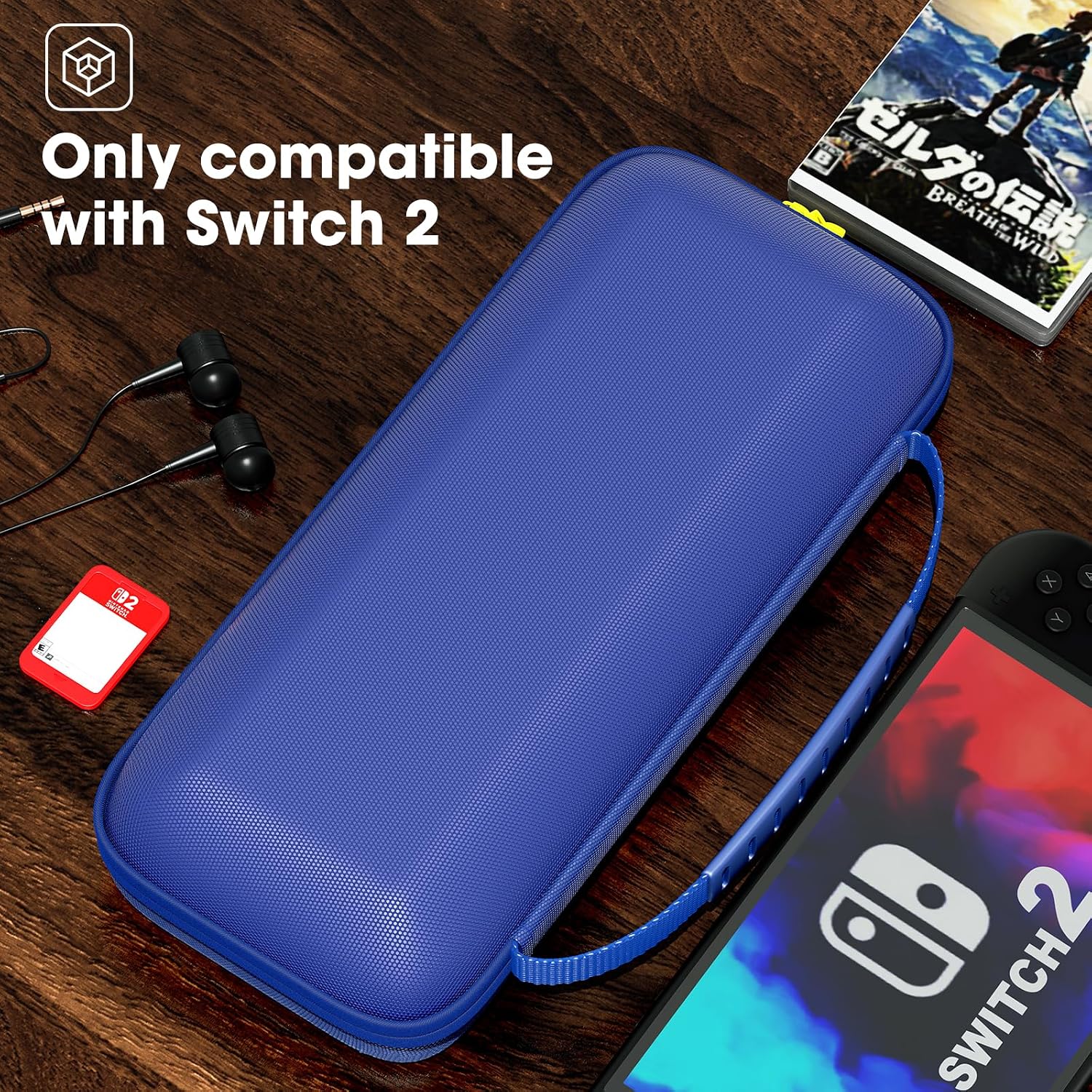 FUNDA PROCASE PARA NINTENDO SWITCH 2 2025 TAMAÑO ESTÁNDAR AZUL - 2