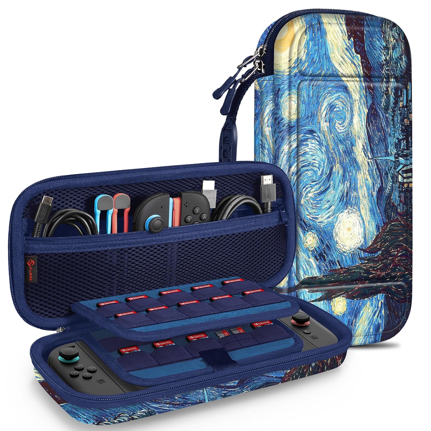 ESTUCHE RÍGIDO FINTIE PARA NINTENDO SWITCH 2 2025 STARRY NIGHT - 1