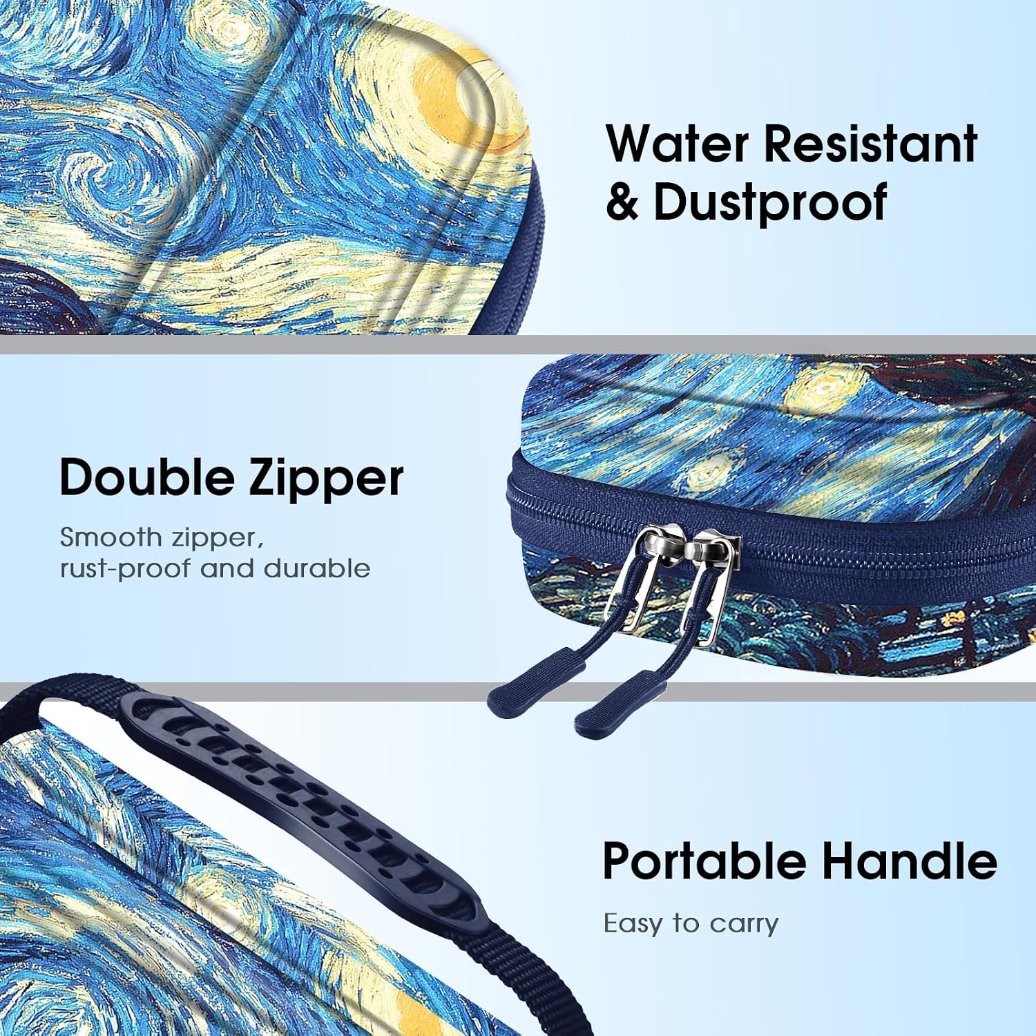 ESTUCHE RÍGIDO FINTIE PARA NINTENDO SWITCH 2 2025 STARRY NIGHT - 3