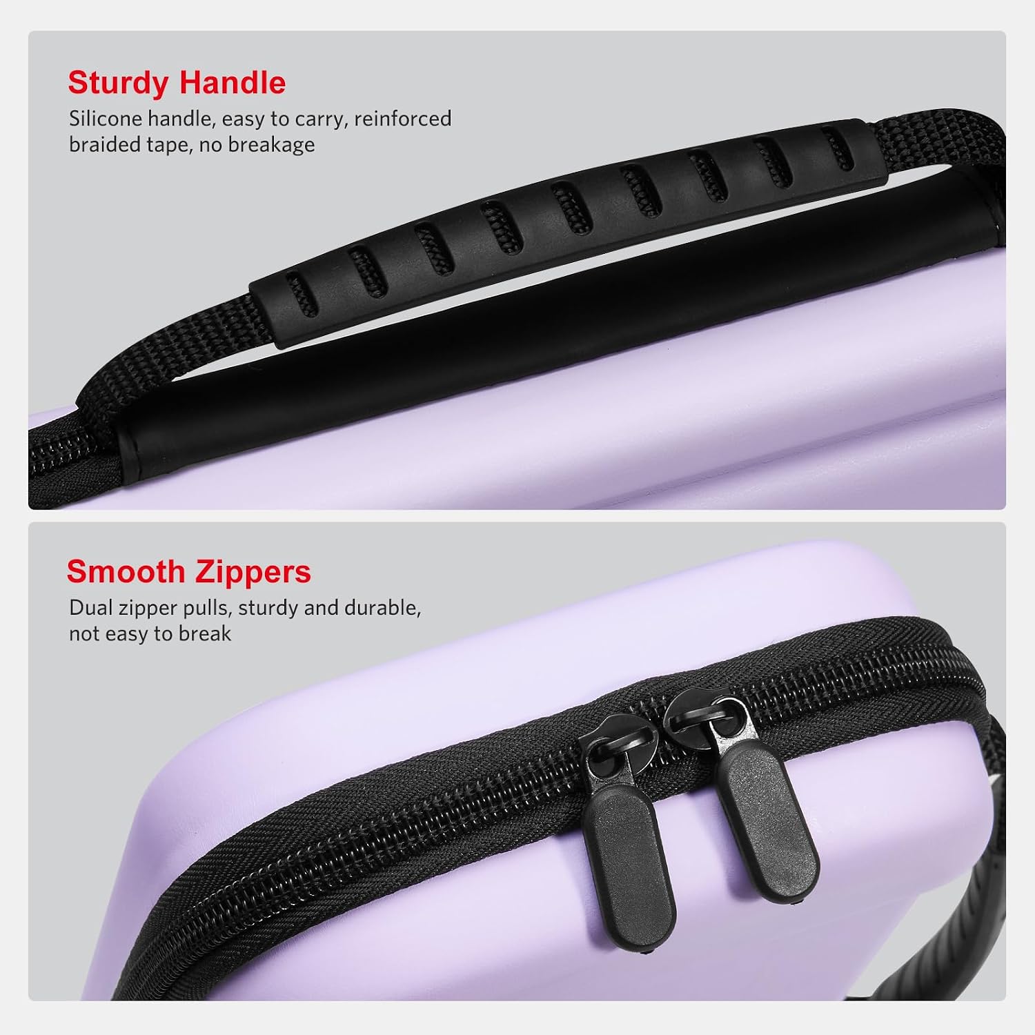 ESTUCHE PARA NINTENDO SWITCH 2 COBAK GRAN CAPACIDAD MORADO - 5