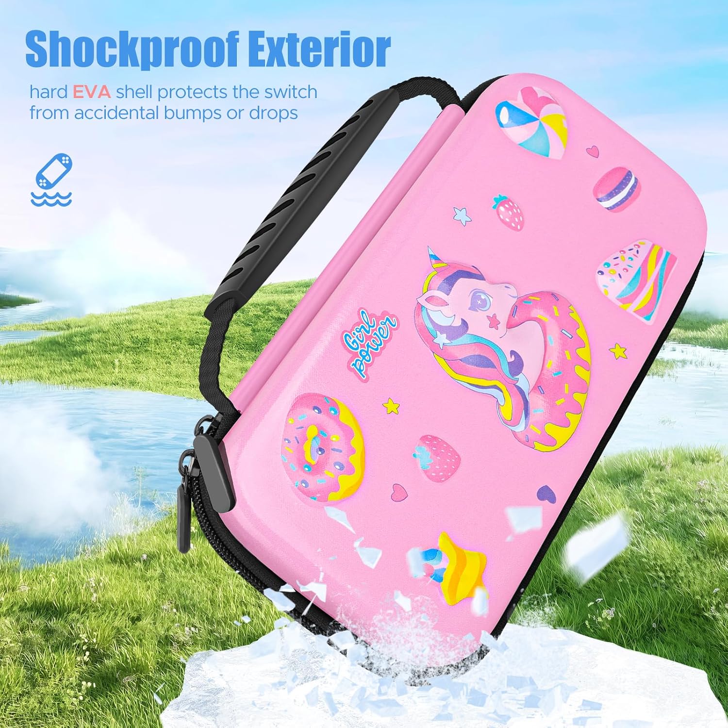 ESTUCHE HOMICOZY UNICORNIO PARA NINTENDO SWITCH Y SWITCH OLED - 4