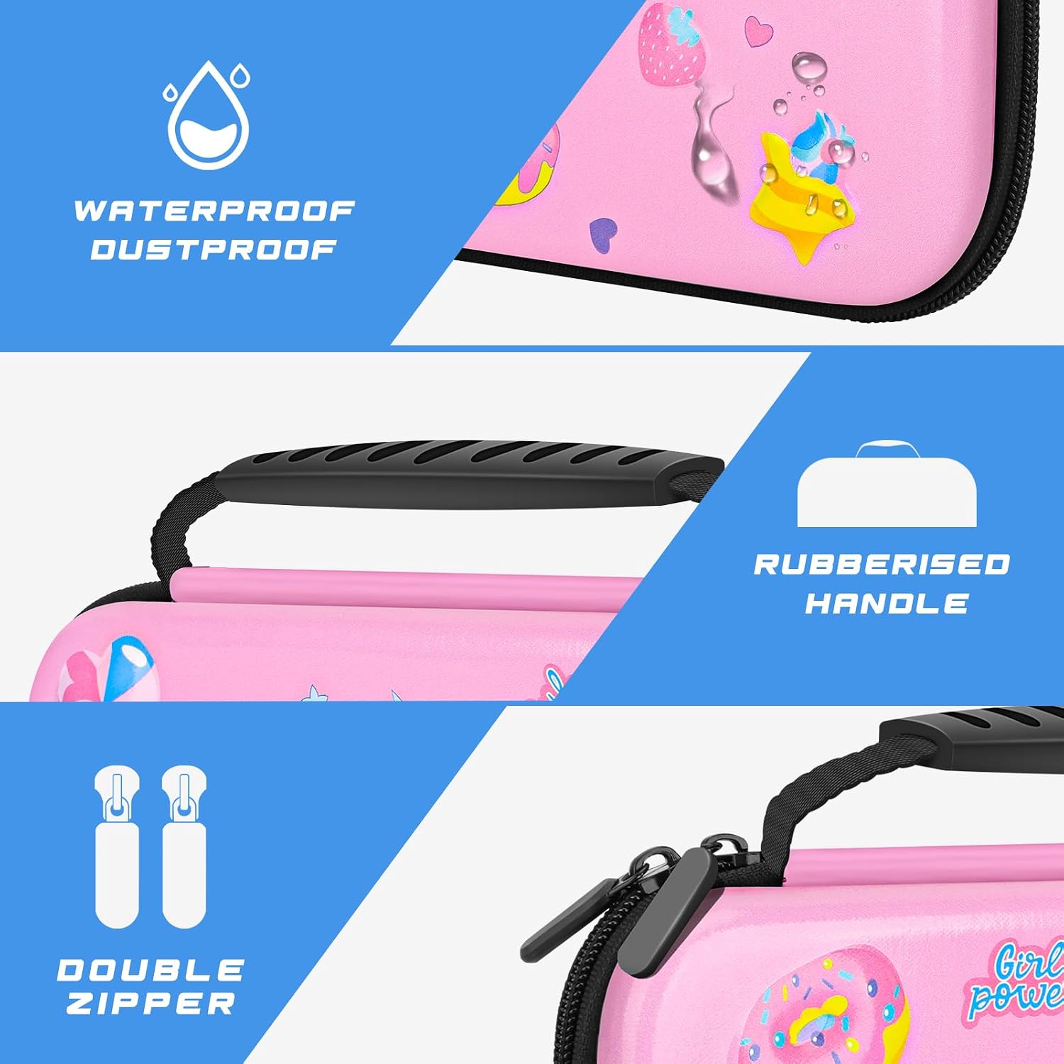 ESTUCHE HOMICOZY UNICORNIO PARA NINTENDO SWITCH Y SWITCH OLED - 5