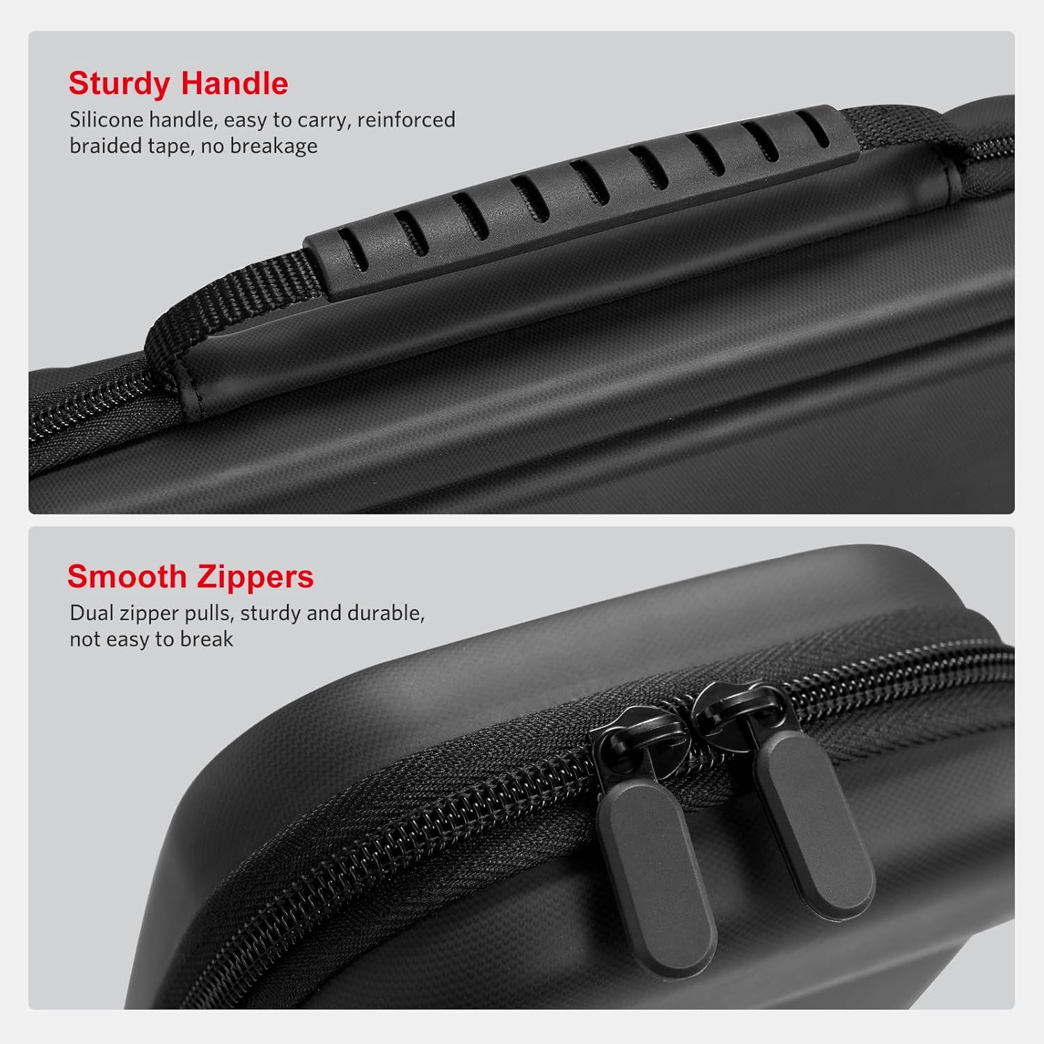 ESTUCHE PARA NINTENDO SWITCH 2 COBAK GRAN CAPACIDAD 2025 NEGRO - 5