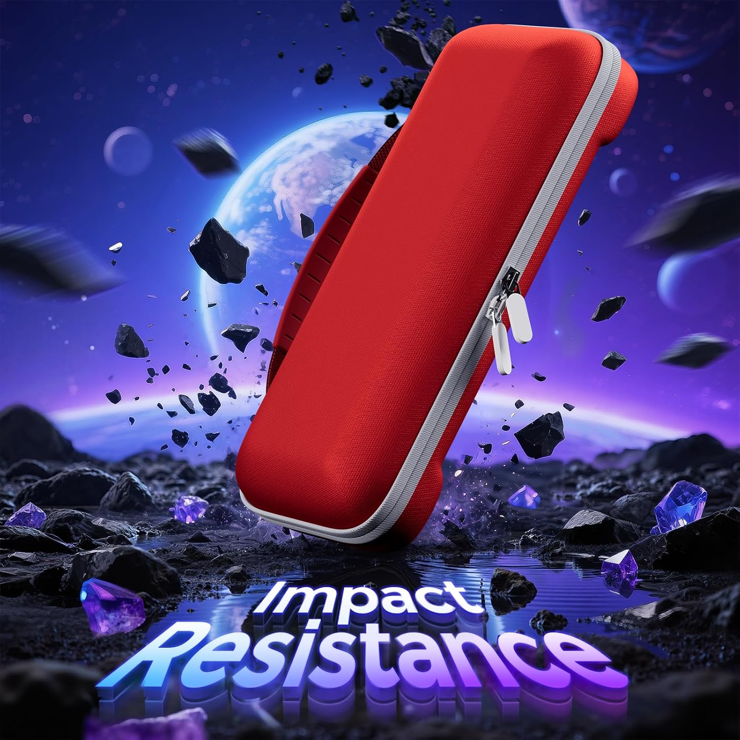 FUNDA PROCASE PARA NINTENDO SWITCH 2 2025 TAMAÑO ESTÁNDAR ROJA - 4