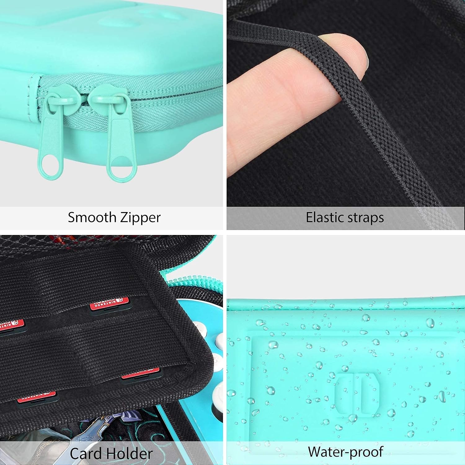 ESTUCHE COBAK PARA NINTENDO SWITCH LITE CON PROTECTOR DE PANTALLA VERDE - 2
