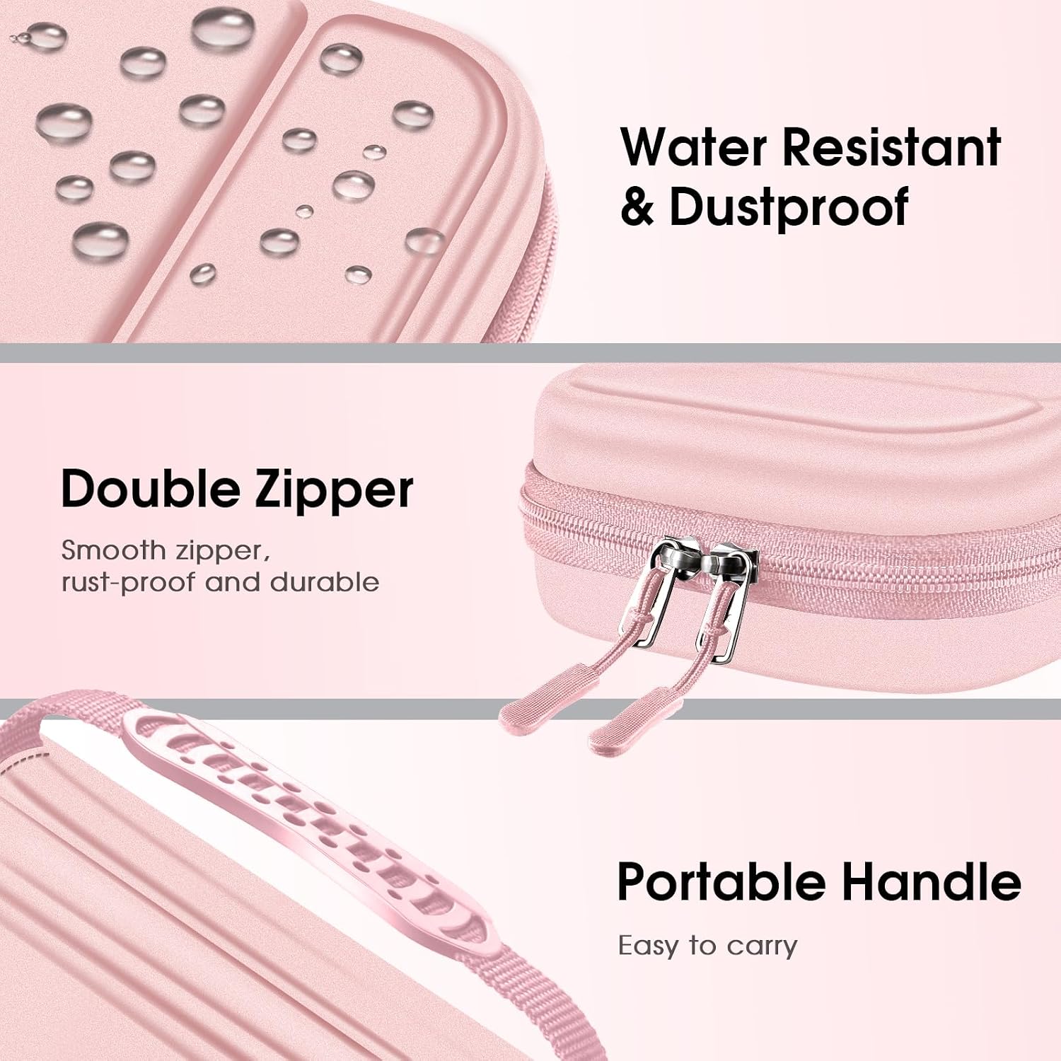 ESTUCHE RÍGIDO FINTIE PARA NINTENDO SWITCH 2 (2025) ROSE GOLD - 3