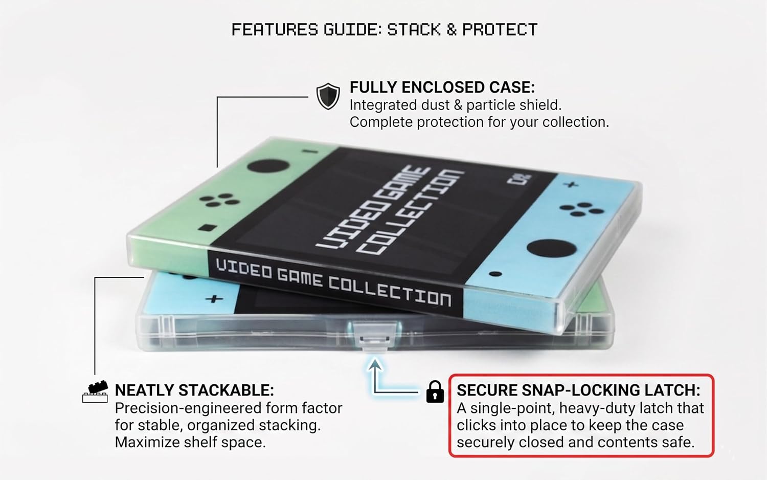 ESTUCHE UNIKEEP PARA CARTUCHOS NINTENDO SWITCH VERDE Y AZUL CAPACIDAD 60 - 3