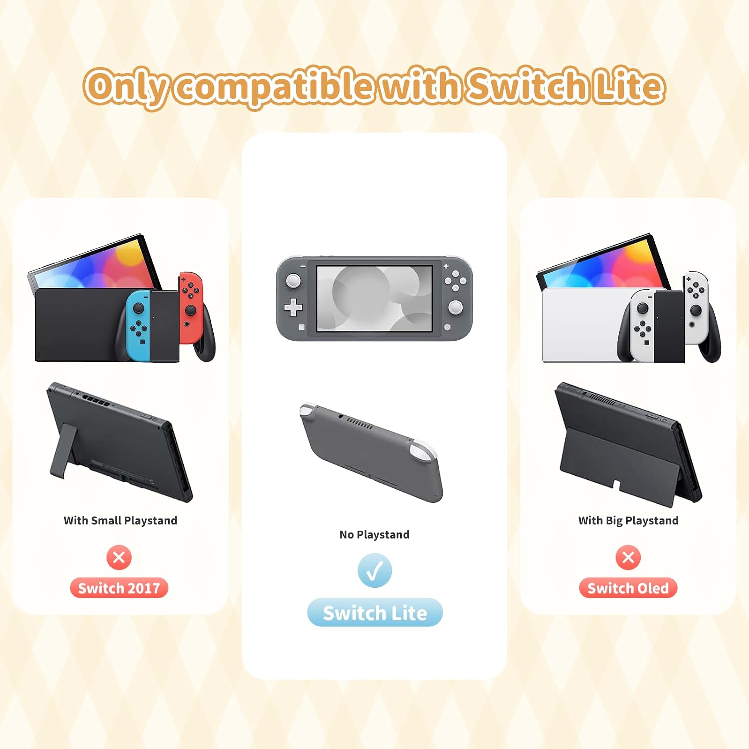 FUNDA PROTECTORA KUITMOR PARA SWITCH LITE SILICONA AMARILLA POMPOMPURIN - 2