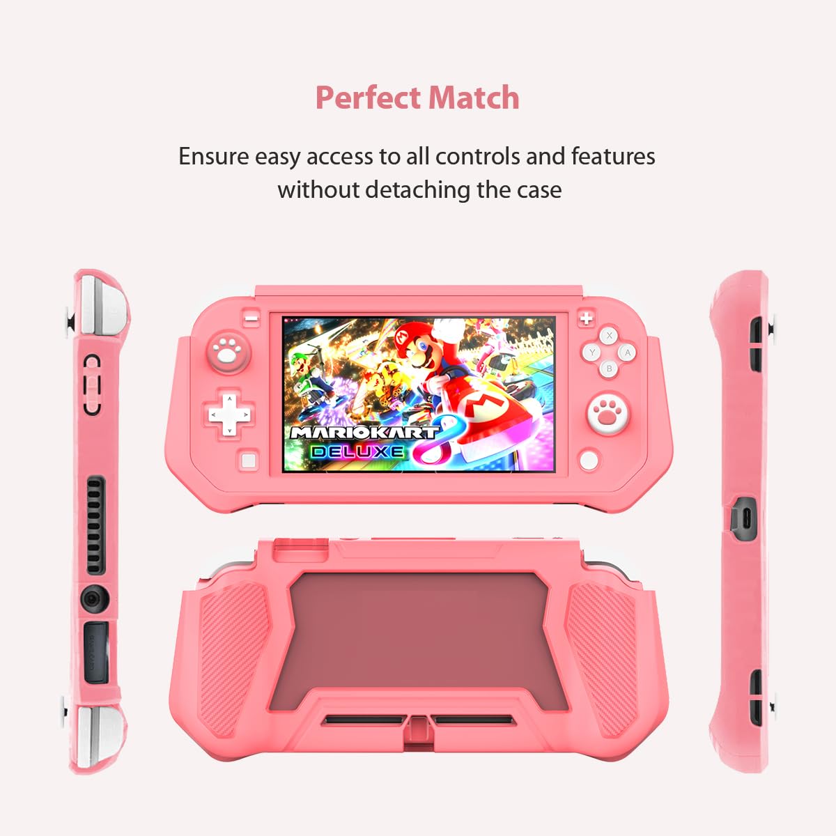 FUNDA PROTECTORA FIWWAT PARA NINTENDO SWITCH LITE ROSA - 2
