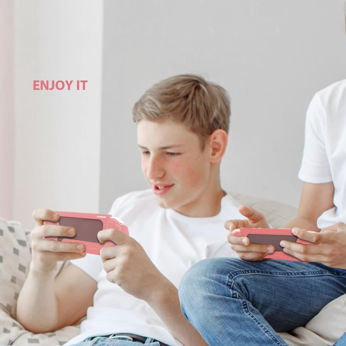 FUNDA PROTECTORA FIWWAT PARA NINTENDO SWITCH LITE ROSA - 5
