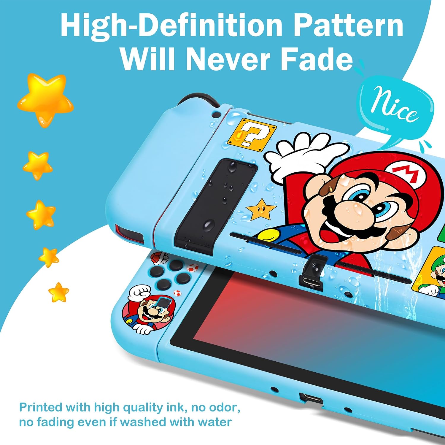 FUNDA XCITIFUN PARA NINTENDO SWITCH 2017 AZUL - 5