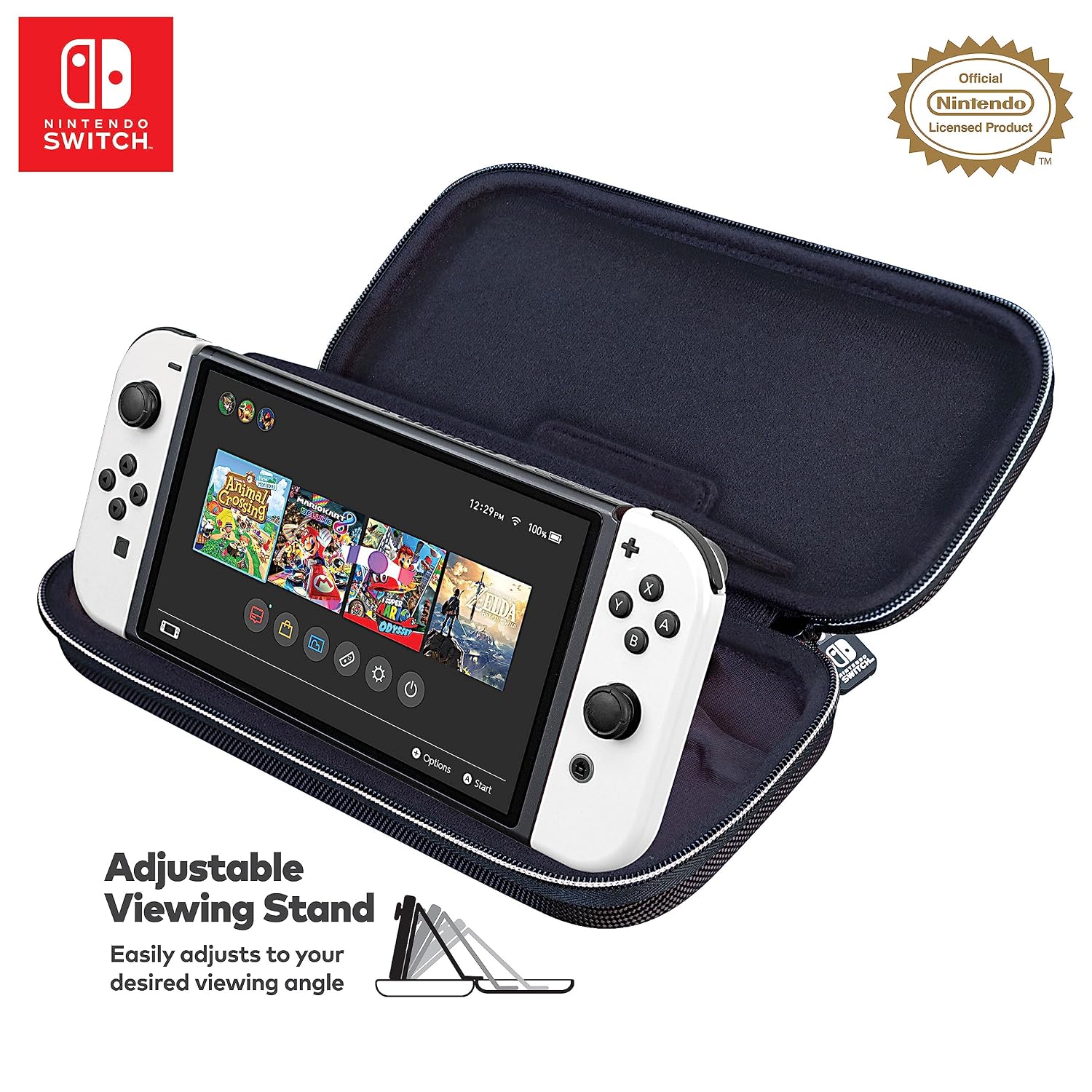 ESTUCHE PARA NINTENDO SWITCH GAME TRAVELER R.D.S. INDUSTRIES, INC DELUXE ROJO - 3