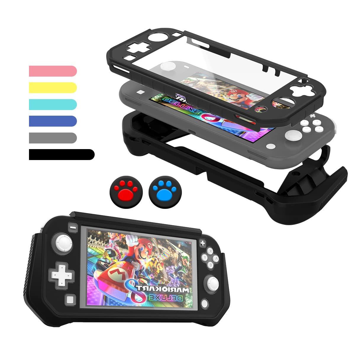 FUNDA PROTECTORA FIWWAT PARA NINTENDO SWITCH LITE AMARILLA - 1