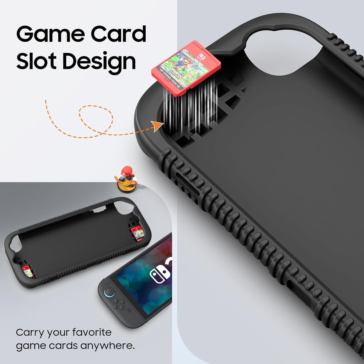 FUNDA PROTECTORA DE SILICONA FINTIE PARA NINTENDO SWITCH 2 (2025) 7.9 PULGADAS - 3