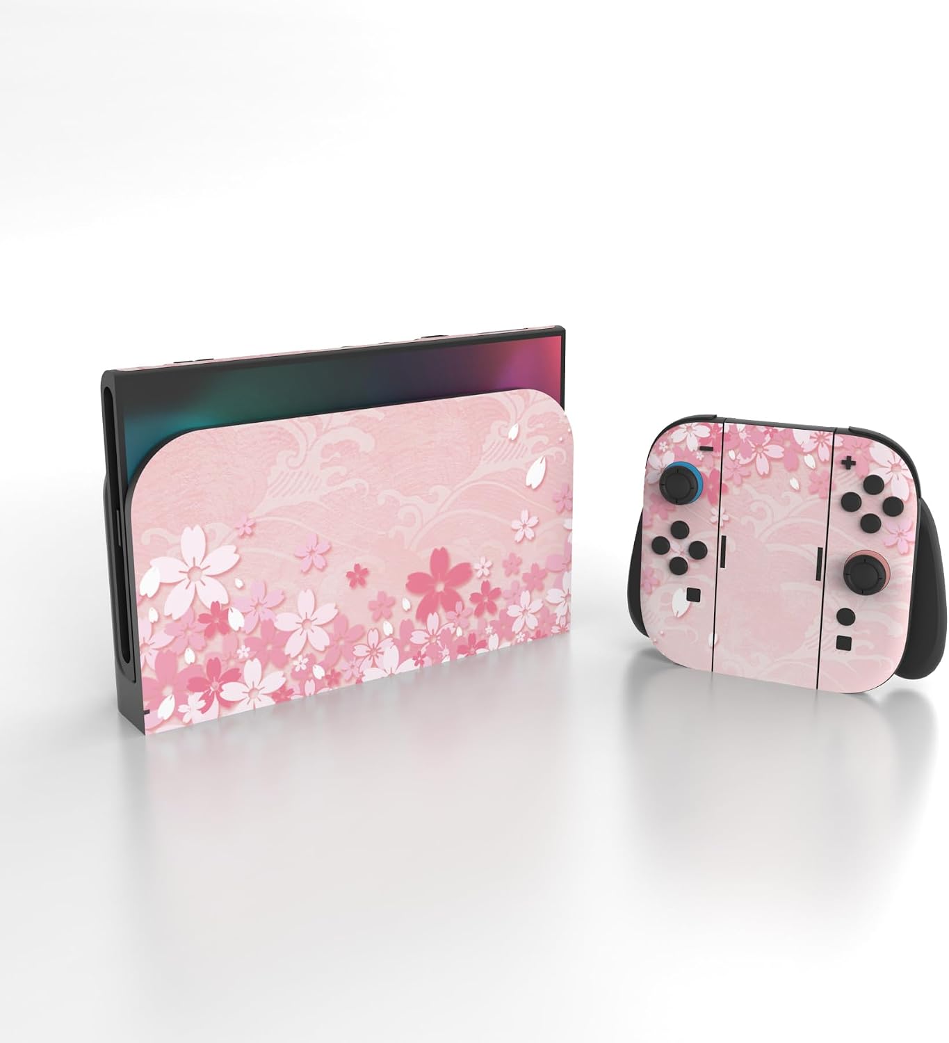SKIN PARA NINTENDO SWITCH 2 PLAYVITAL 2-PACK DISEÑO CHERRY BLOSSOMS PETALS - 3