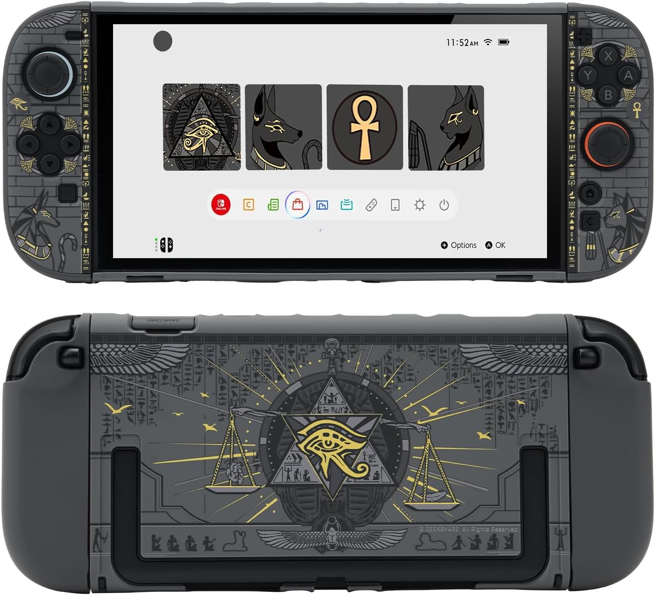 FUNDA PROTECTORA DURA GEEKSHARE COMPATIBLE CON SWITCH 2 - 1