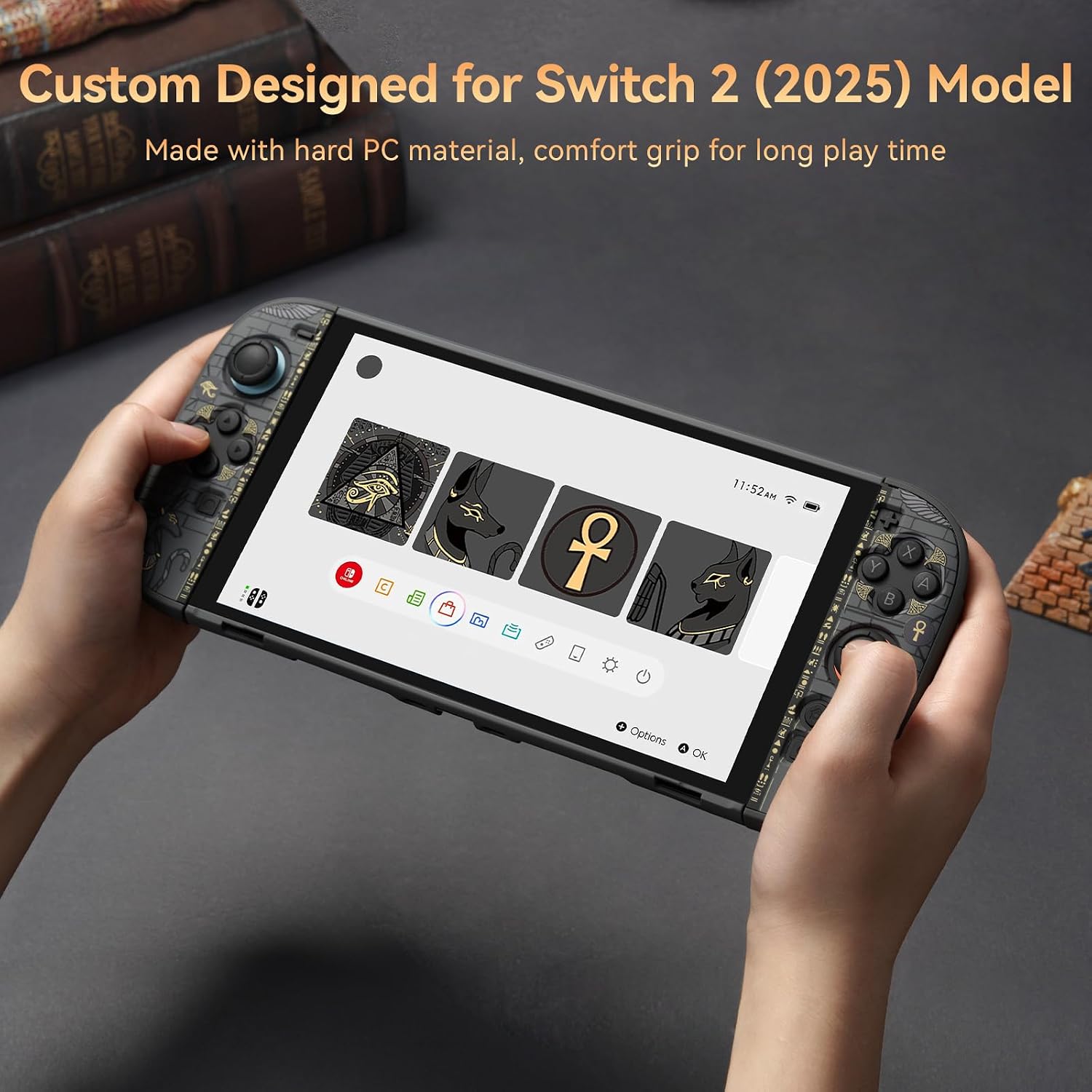 FUNDA PROTECTORA DURA GEEKSHARE COMPATIBLE CON SWITCH 2 - 2