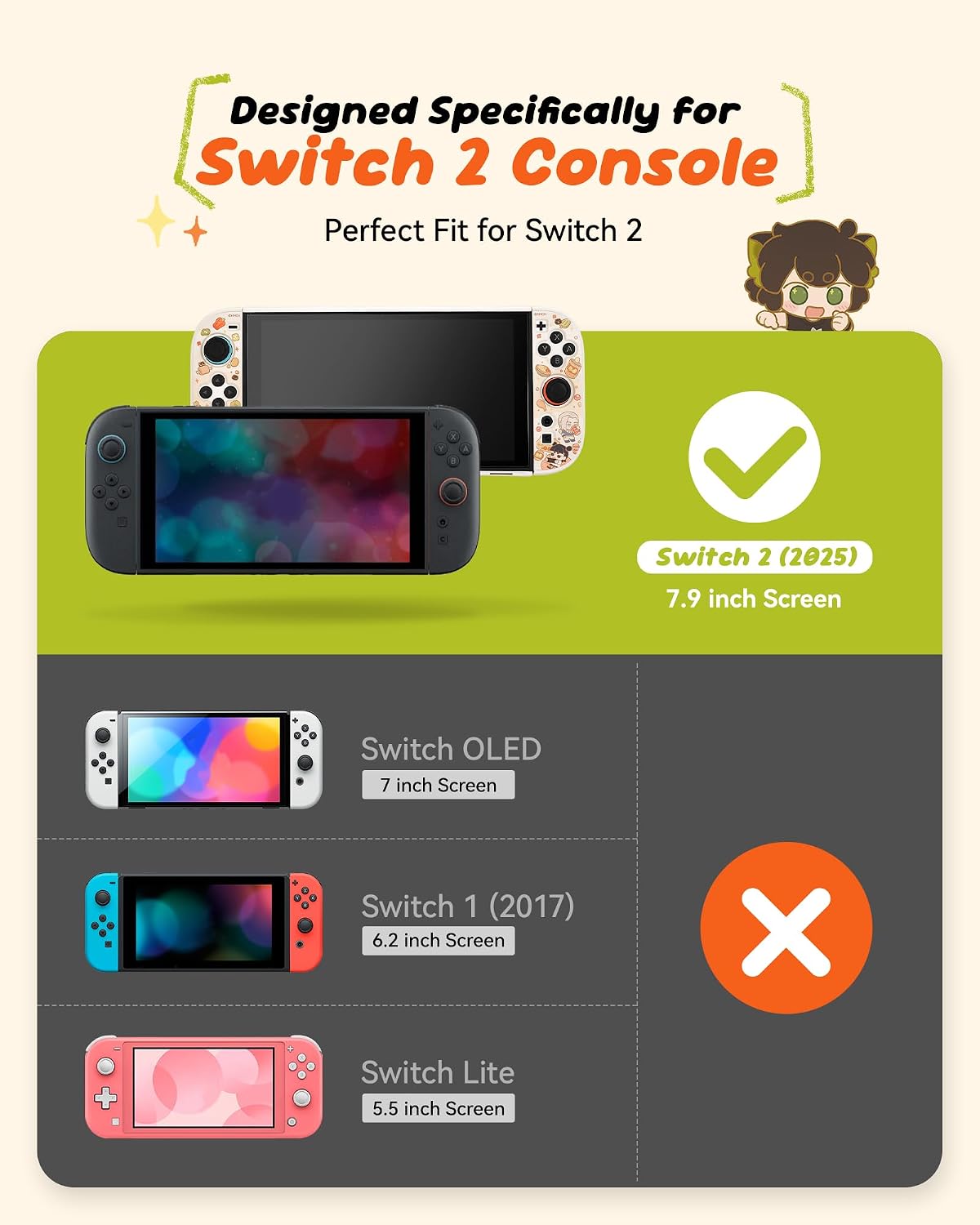CARCASA PROTECTORA GEEKSHARE PARA SWITCH 2 PASSIONATE KITCHEN - 3
